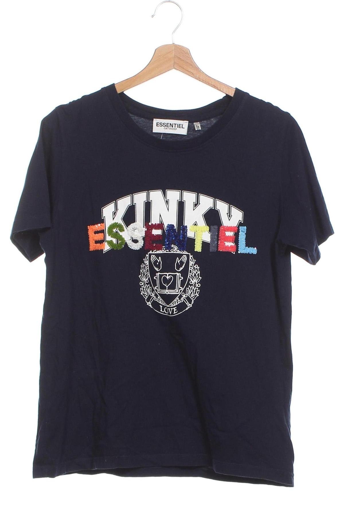 Damen T-Shirt Essentiel Antwerp, Größe XS, Farbe Blau, Preis € 46,65