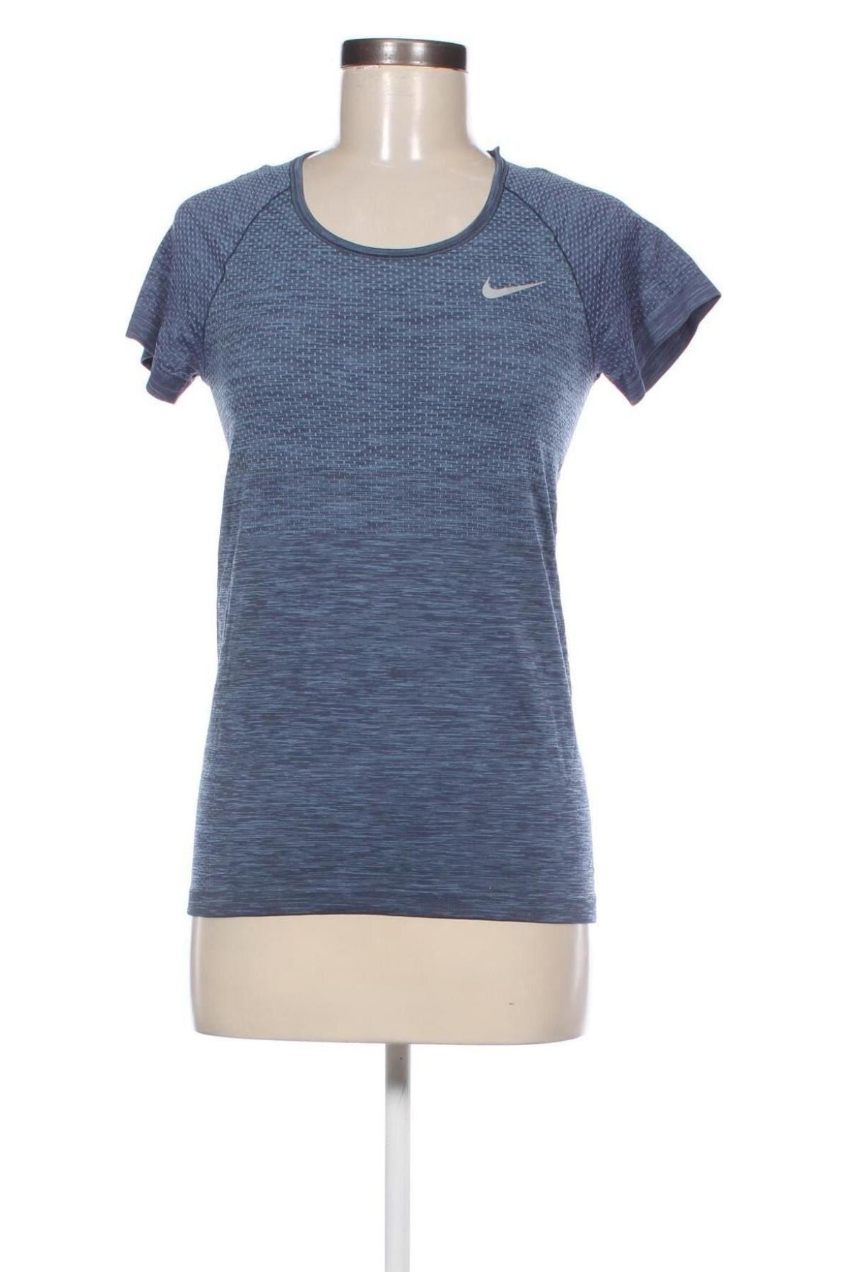 Γυναικείο t-shirt Nike, Μέγεθος S, Χρώμα Μπλέ, Τιμή 17,99 €