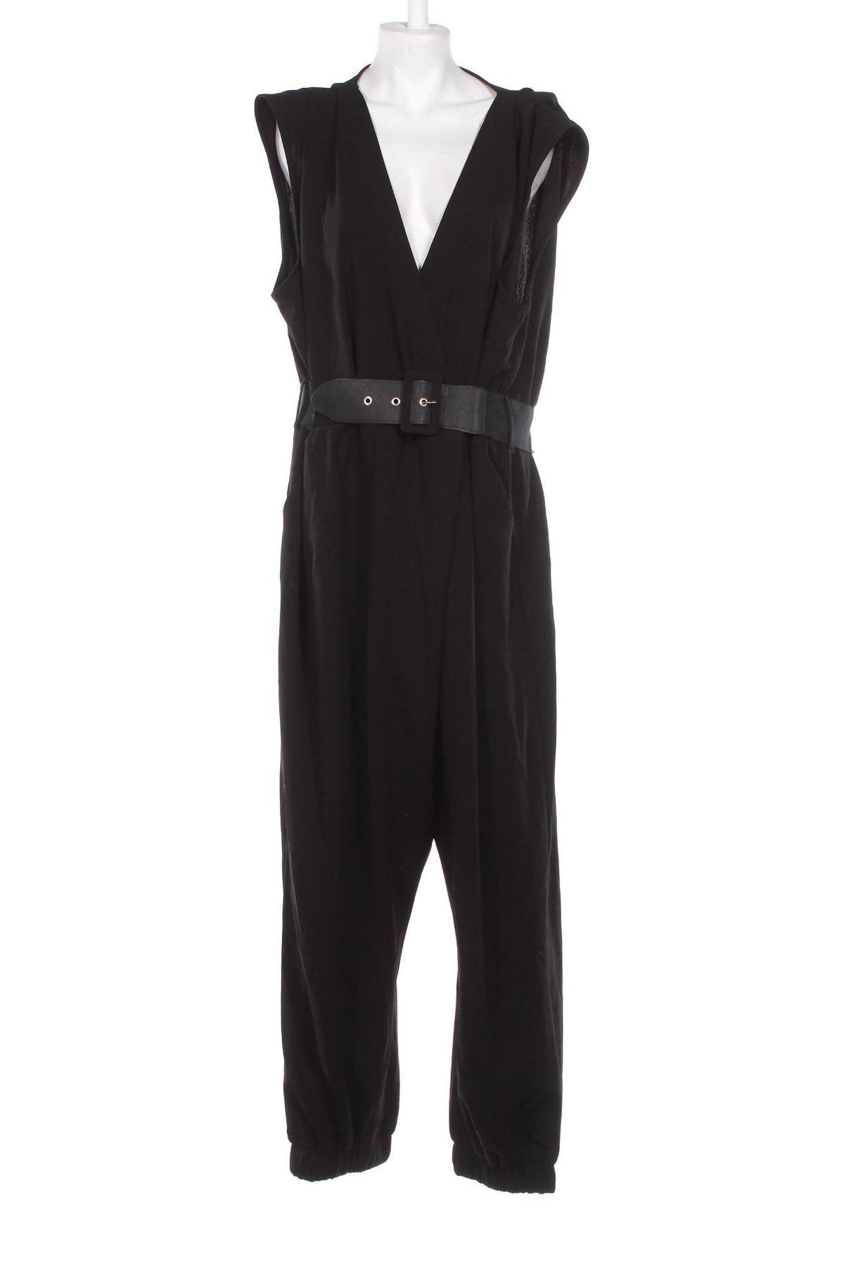 Langer Damen-Overall City Chic, Größe XL, Farbe Schwarz, Preis 9,99 €