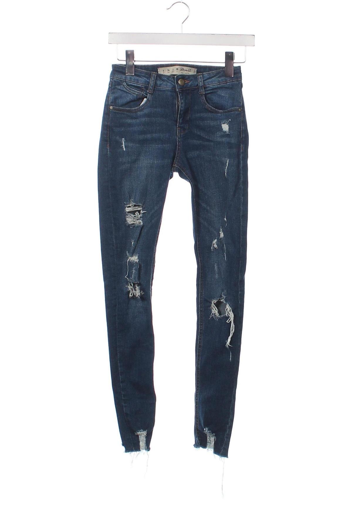 Dámske džínsy  Denim Co., Veľkosť XS, Farba Modrá, Cena  14,83 €