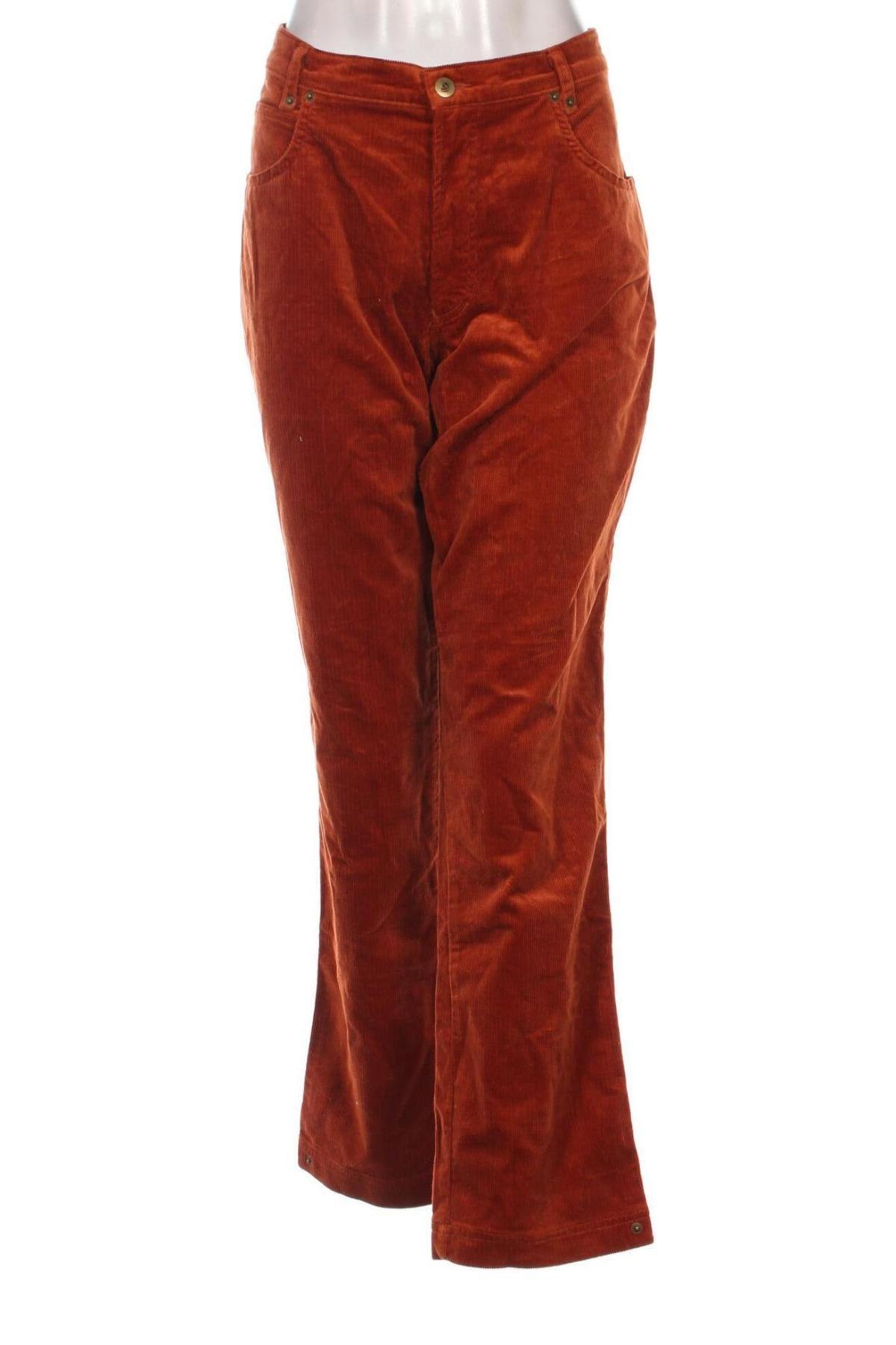 Damen Cordhose, Größe XXL, Farbe Orange, Preis € 11,99