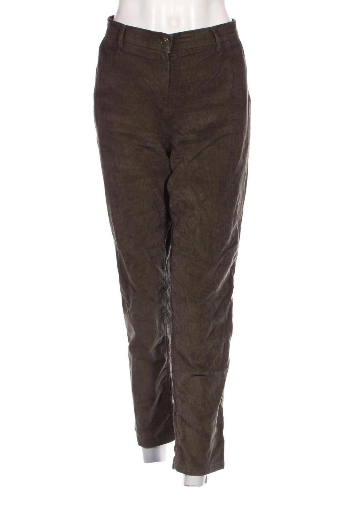 Damen Cordhose Brax, Größe XL, Farbe Grün, Preis 18,99 €