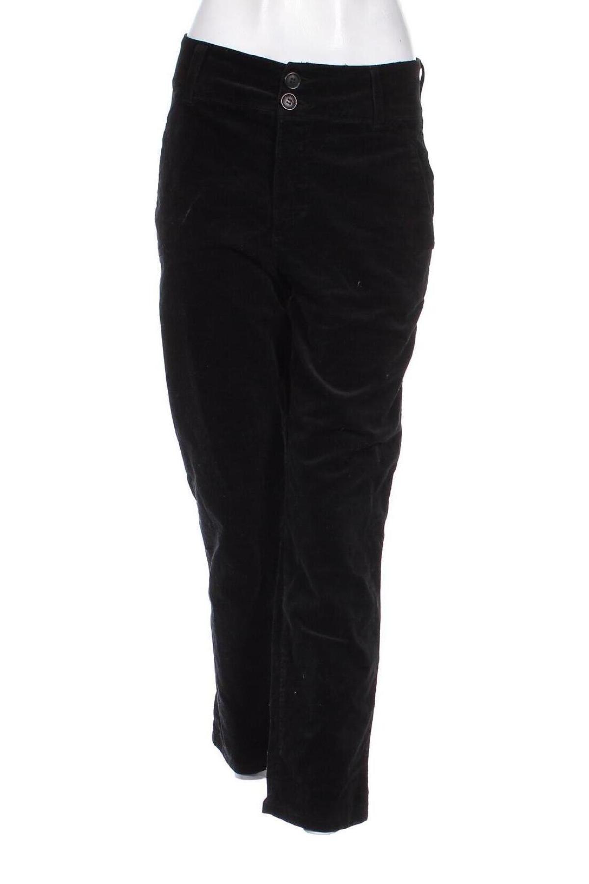 Pantaloni de velvet de femei Jeans By Bessie, Mărime M, Culoare Negru, Preț 74,35 Lei