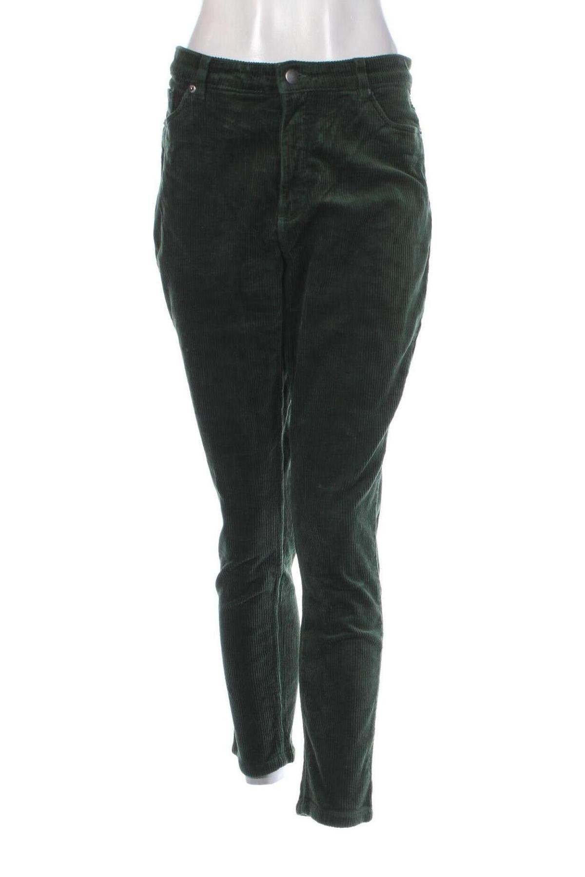 Pantaloni de velvet de femei Monki, Mărime M, Culoare Verde, Preț 81,99 Lei