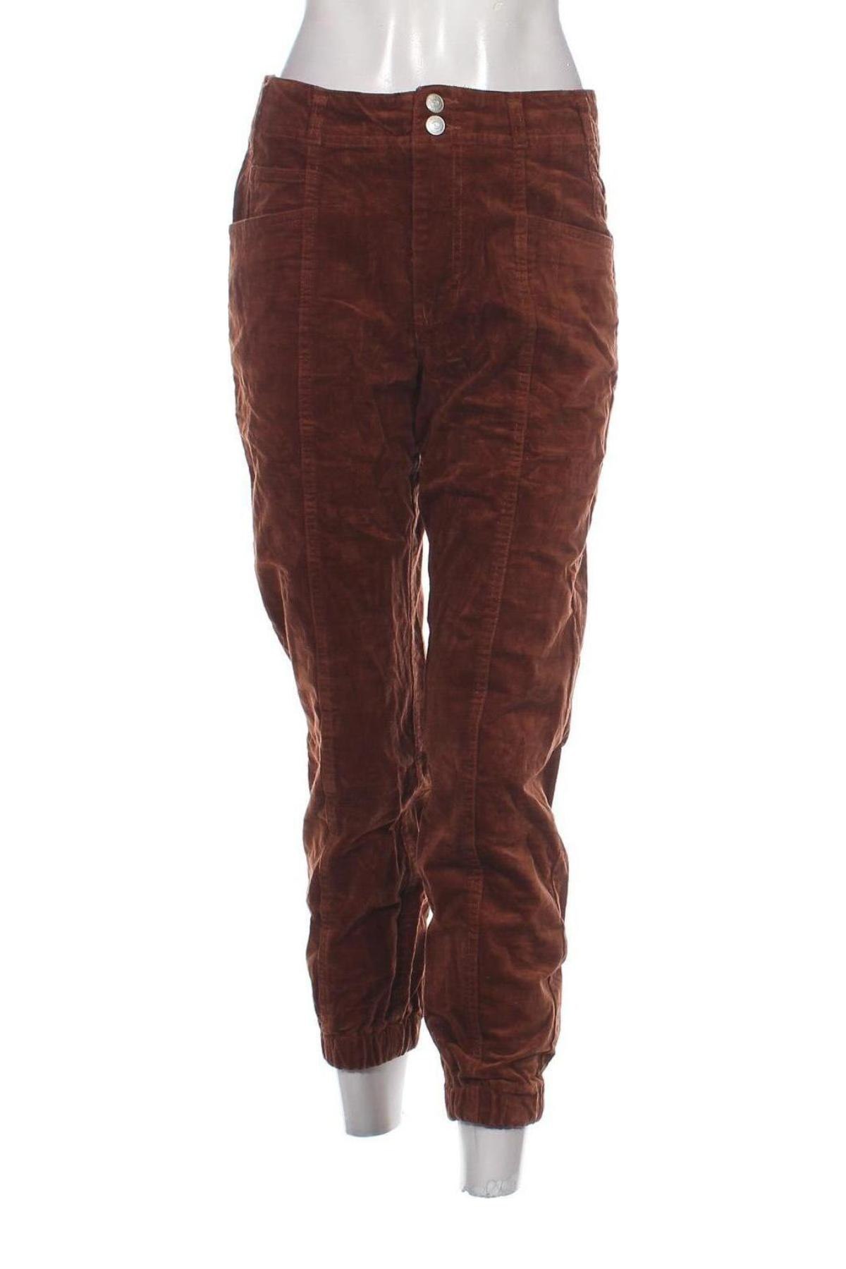 Pantaloni de velvet de femei ONLY, Mărime M, Culoare Maro, Preț 38,99 Lei