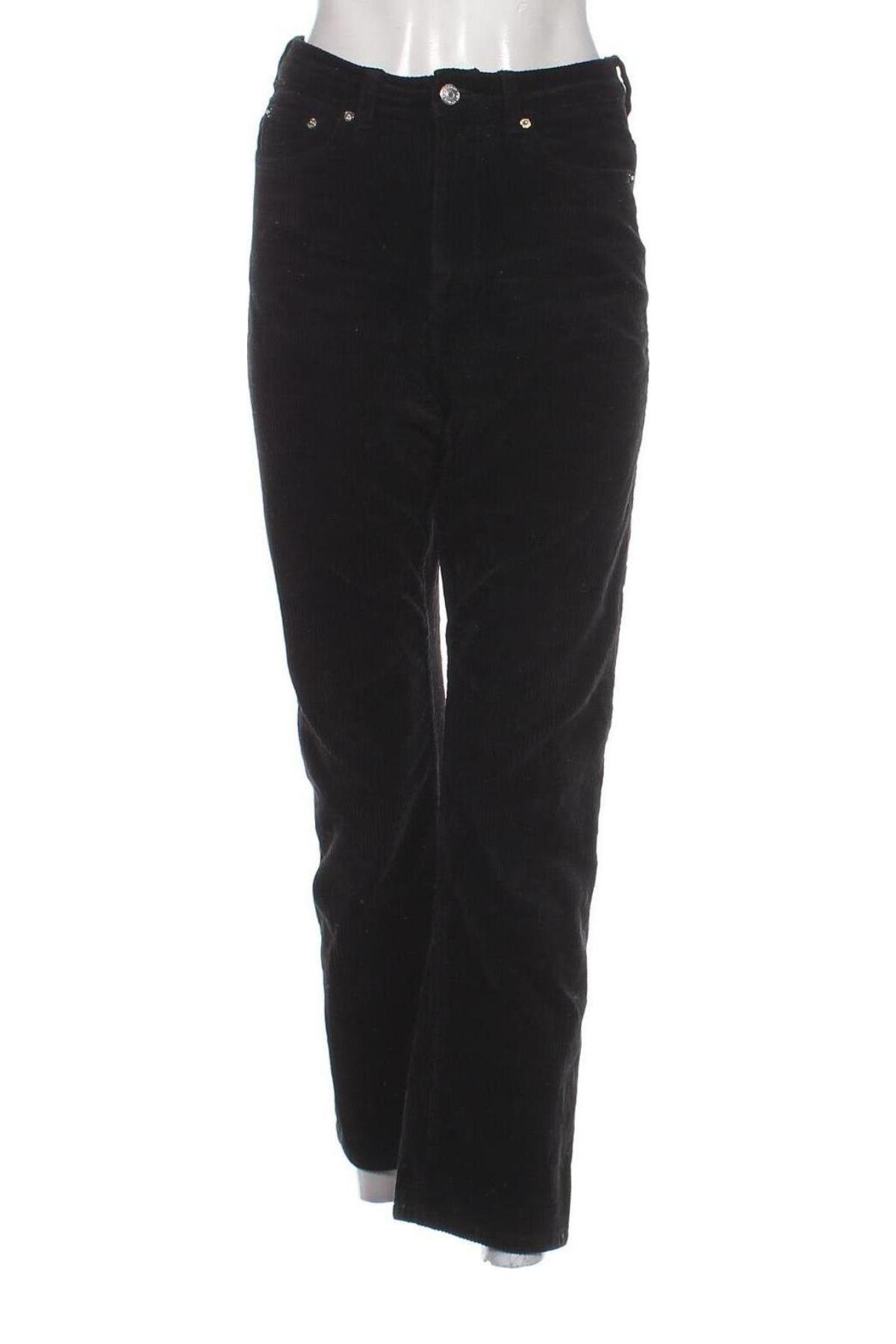 Damen Cordhose Weekday, Größe S, Farbe Schwarz, Preis € 5,99