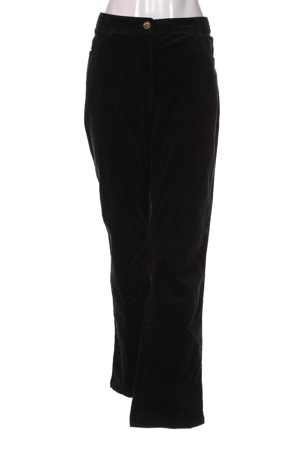 Damen Cordhose Yessica, Größe XL, Farbe Schwarz, Preis 9,99 €