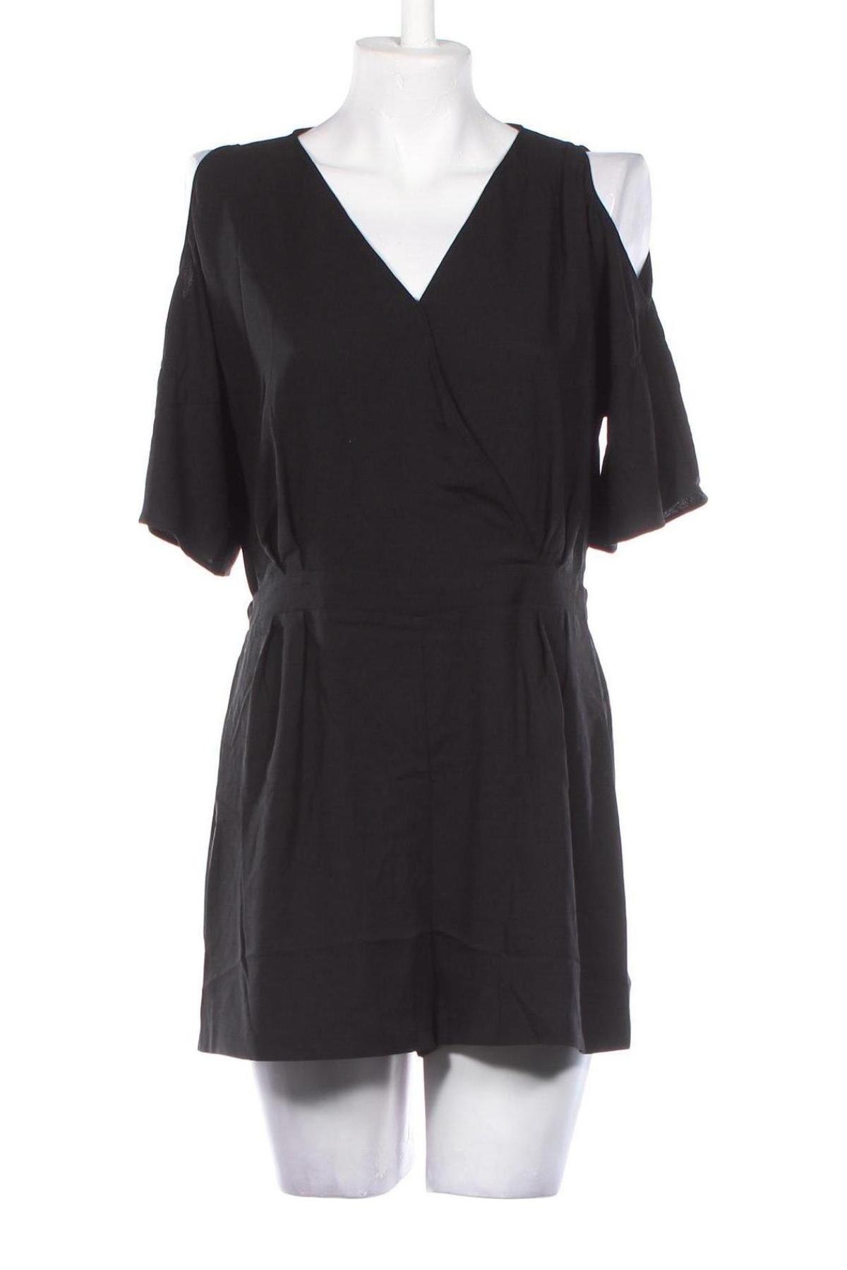 Women's short jumpsuit Zara, Μέγεθος L, Χρώμα Μαύρο, Τιμή 15,99 €