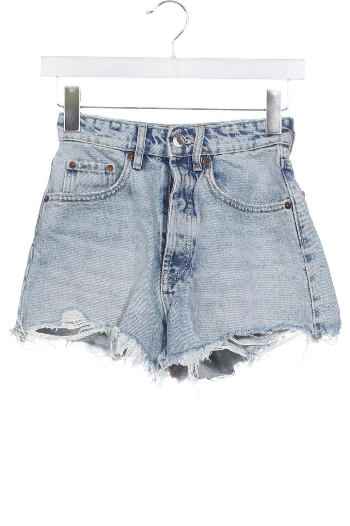 Damen Shorts Zara, Größe XXS, Farbe Blau, Preis 8,00 €