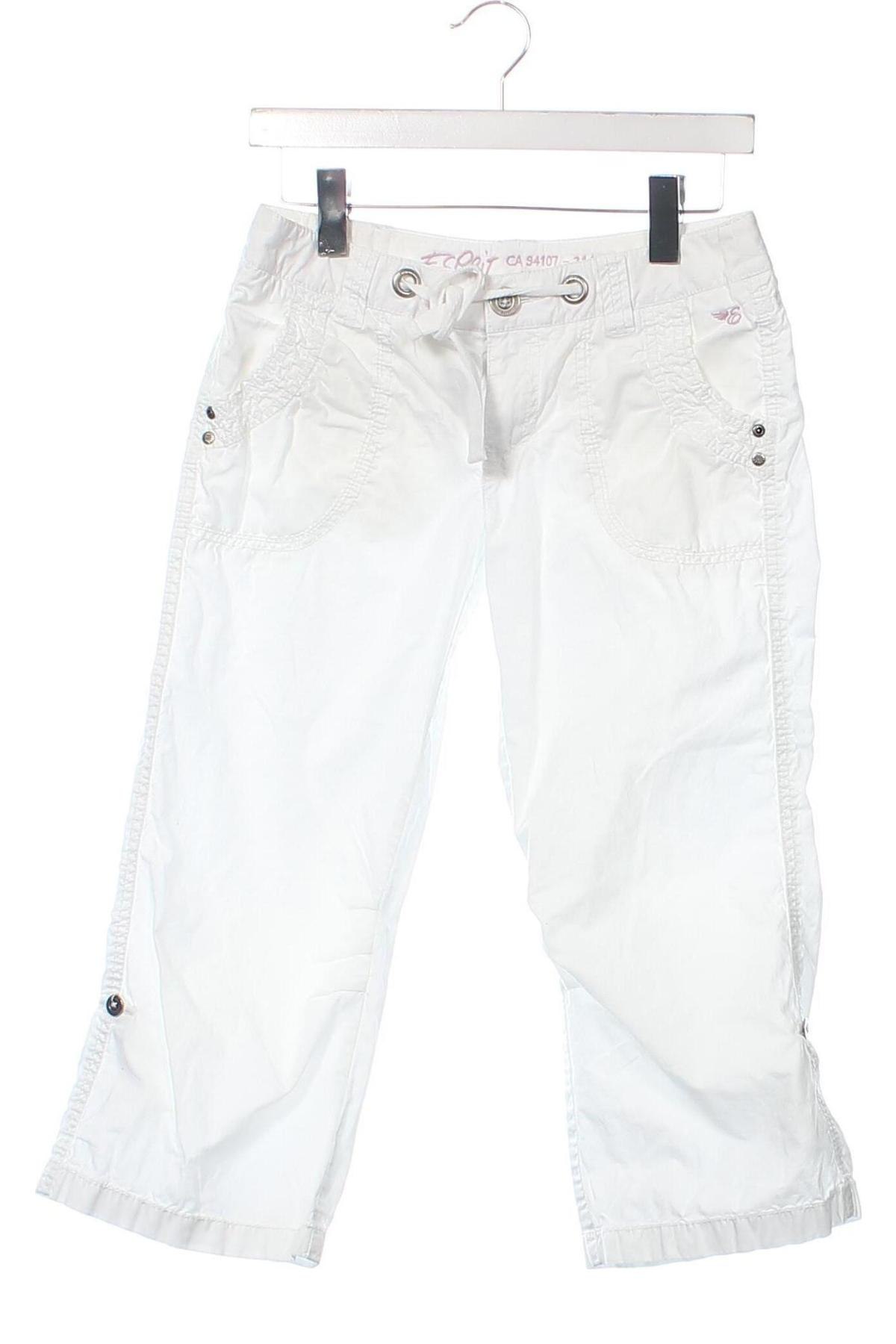 Pantaloni de femei Esprit, Mărime XS, Culoare Alb, Preț 67,99 Lei