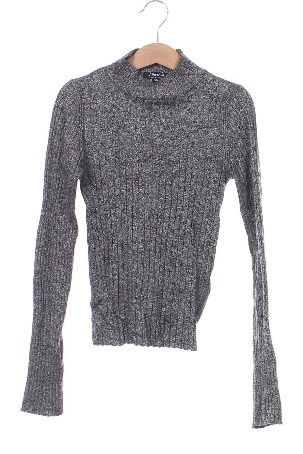 Damenpullover Bershka, Größe XS, Farbe Grau, Preis € 20,99