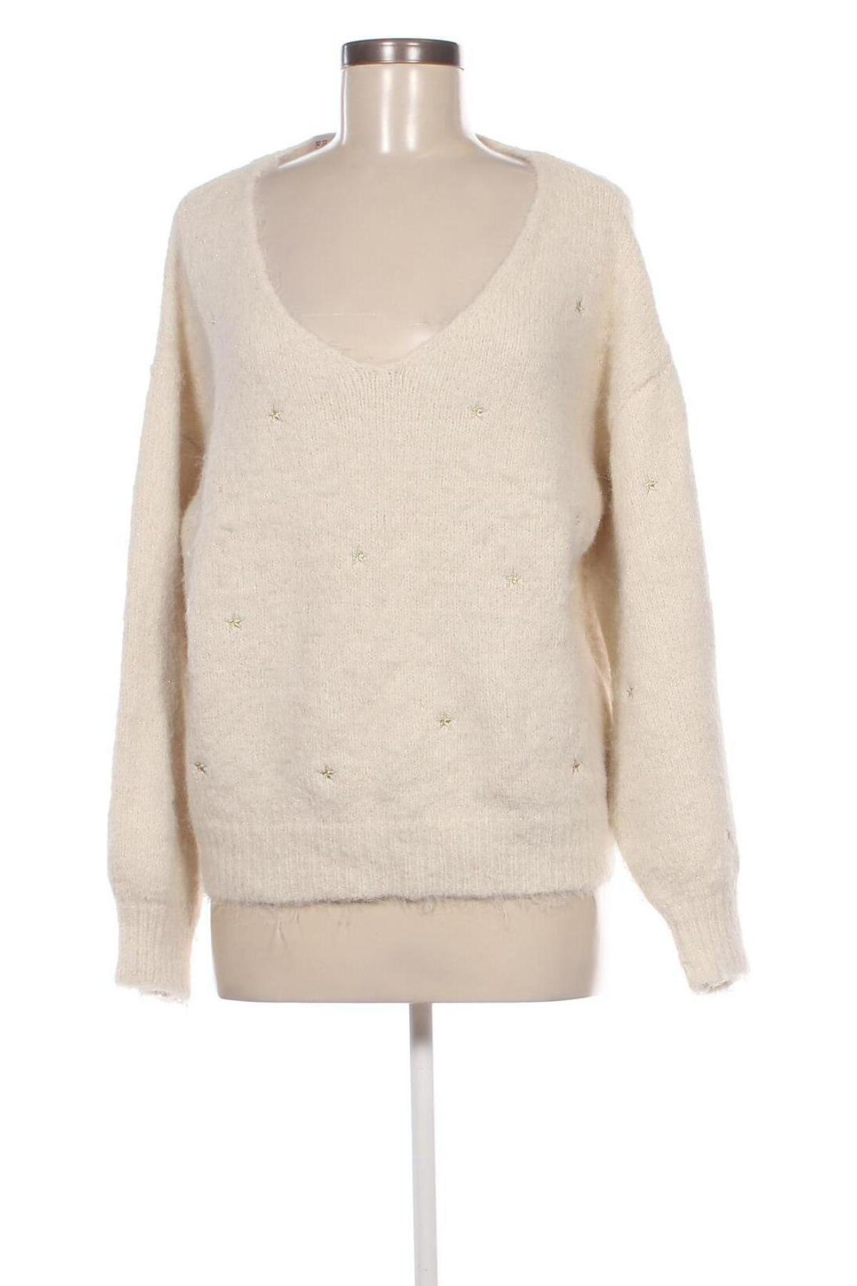 Damenpullover By Clara, Größe XL, Farbe Ecru, Preis 20,99 €