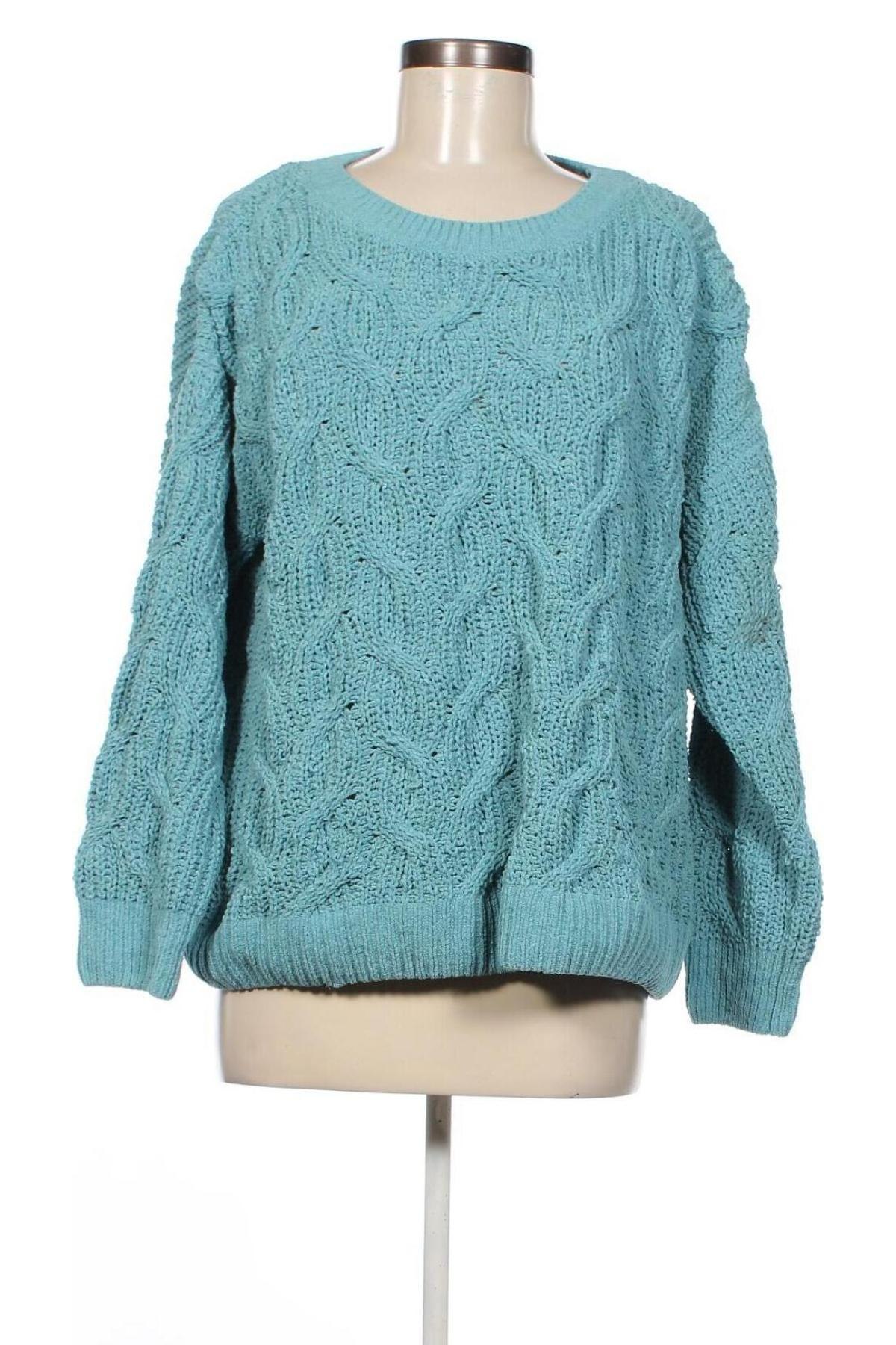 Damenpullover Rockmans, Größe M, Farbe Grün, Preis 18,99 €