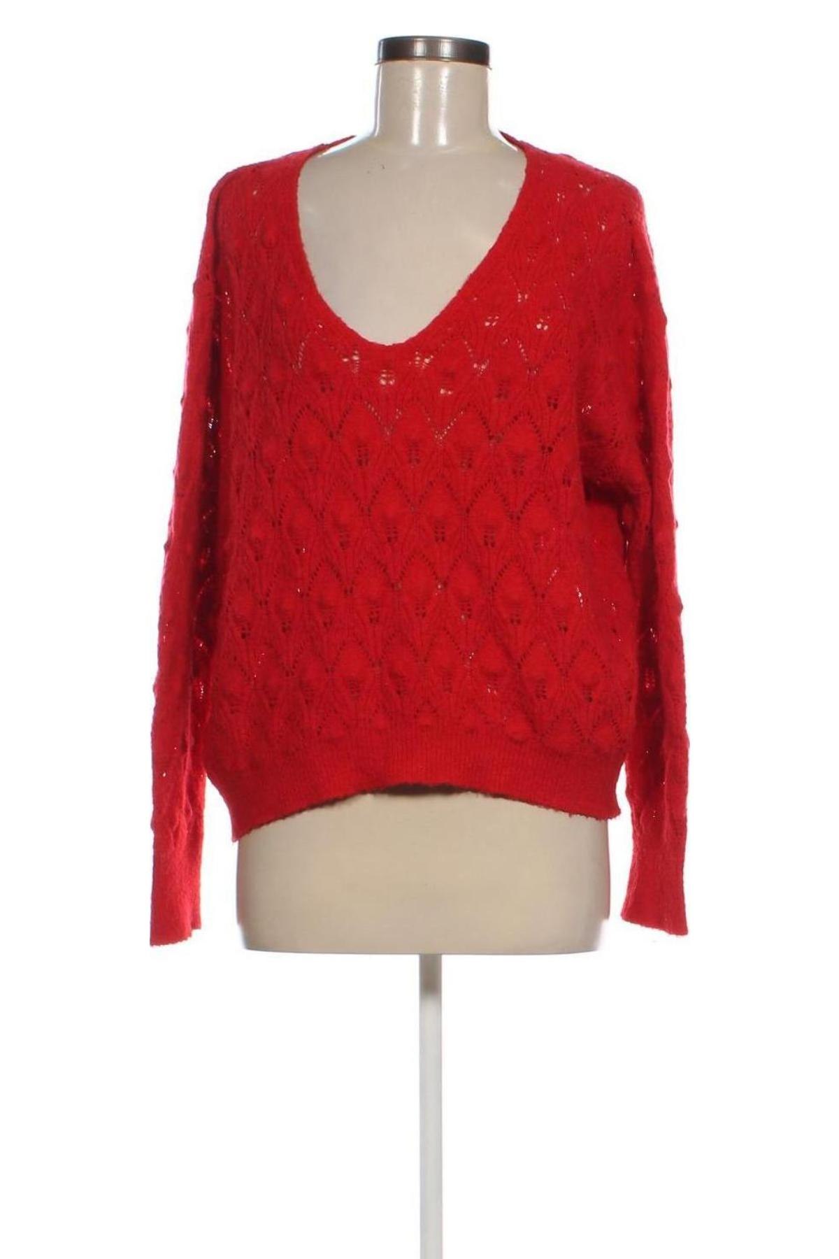 Damenpullover SUNCOO, Größe M, Farbe Rot, Preis 31,68 €