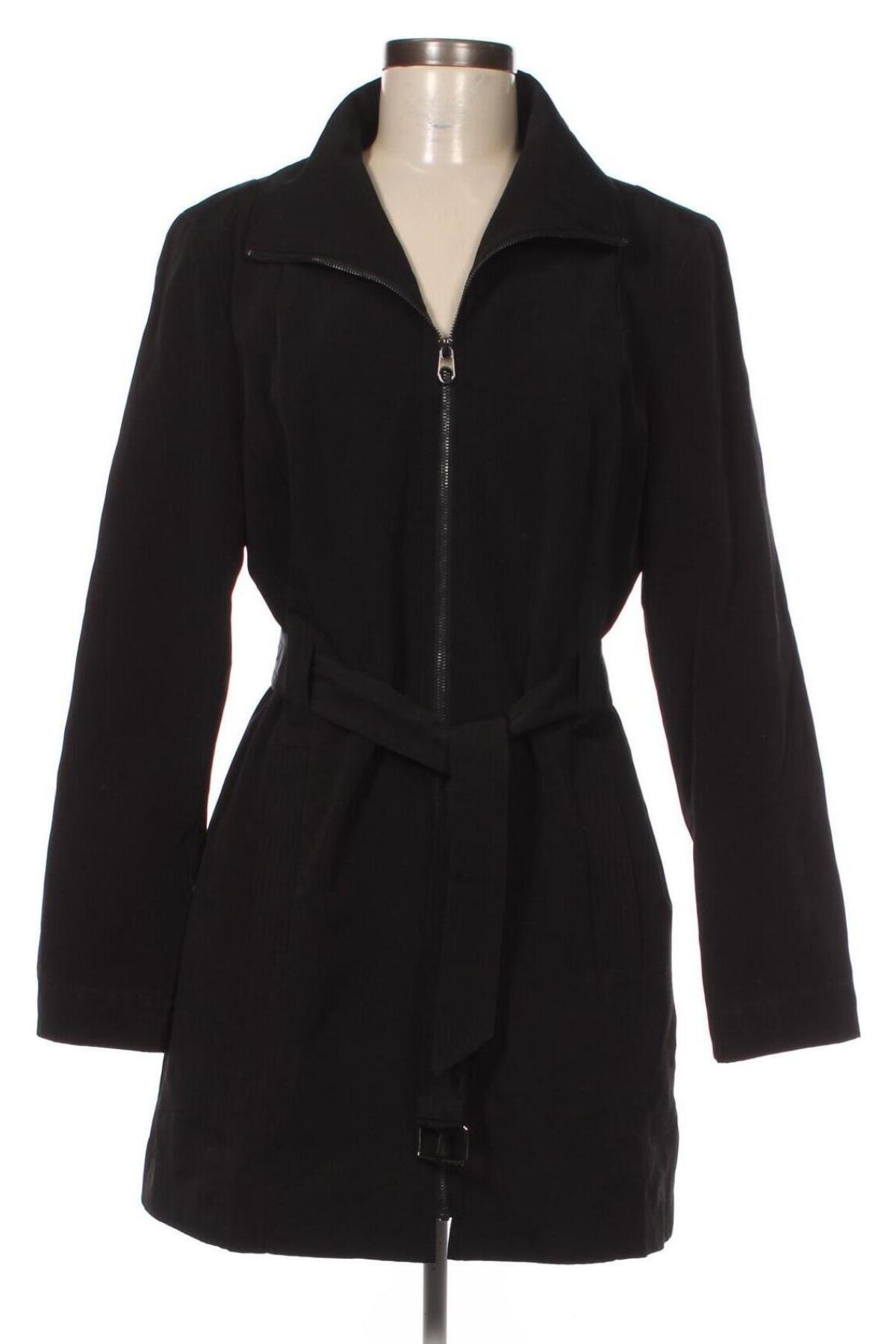 Damen Trench Coat Anne Klein, Größe L, Farbe Schwarz, Preis € 46,99