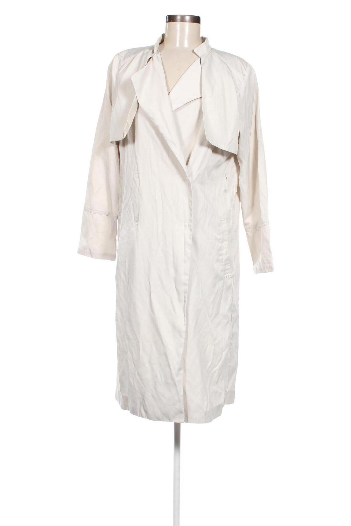 Damen Trenchcoat H&M, Größe L, Farbe Ecru, Preis 60,15 €