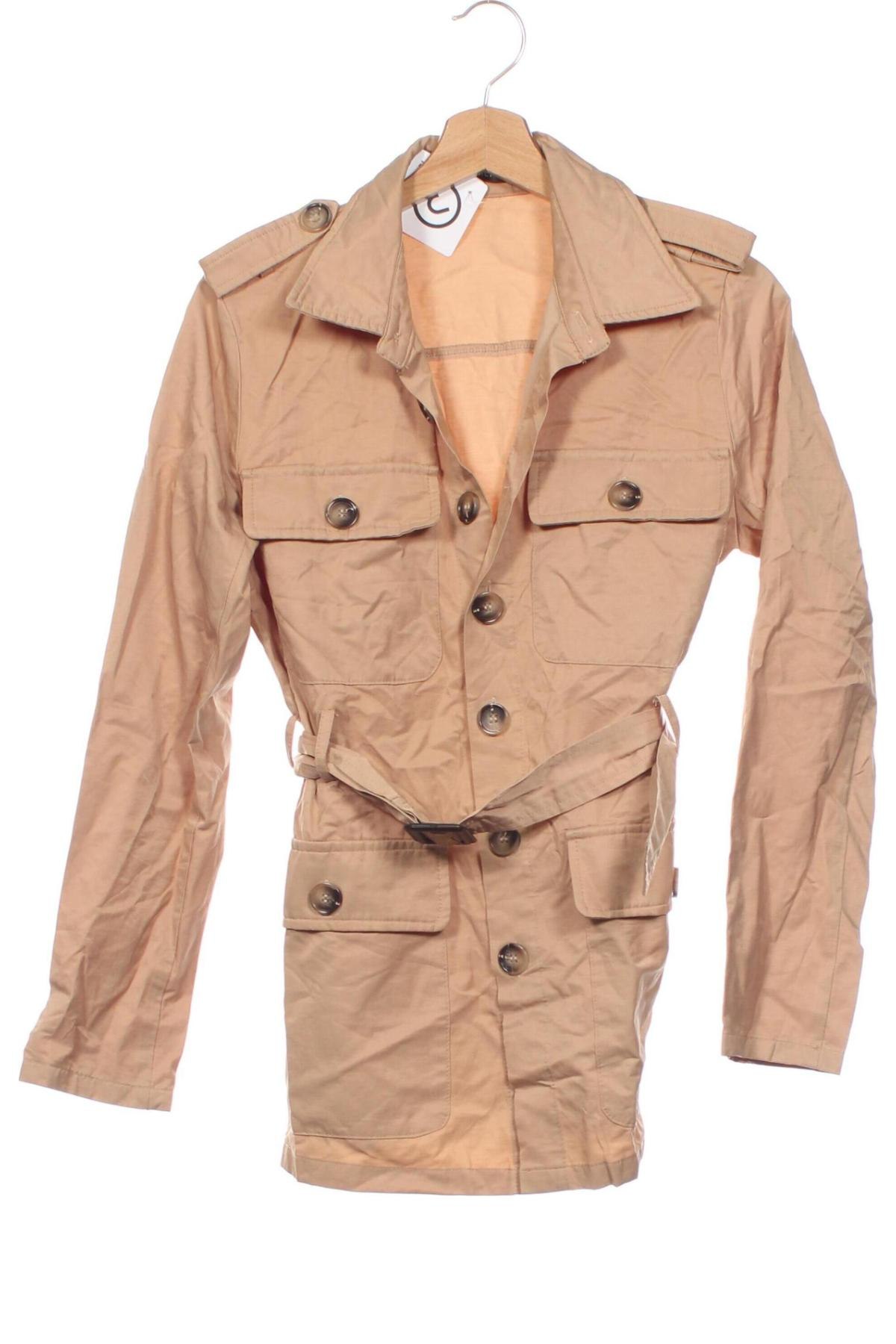 Damen Trenchcoat SHEIN, Größe XS, Farbe Beige, Preis 22,99 €