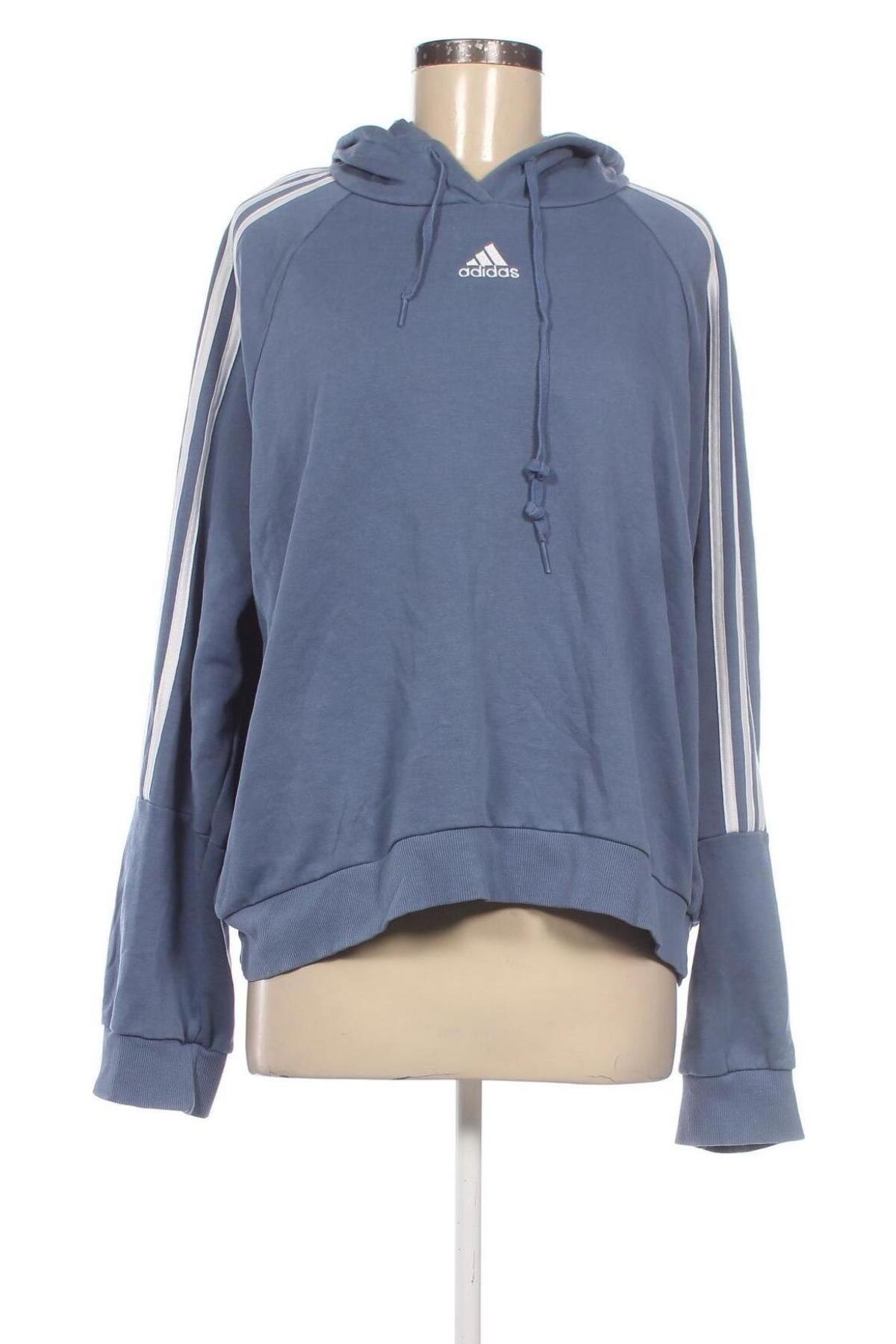 Hanorac de femei Adidas, Mărime XL, Culoare Albastru, Preț 156,99 Lei