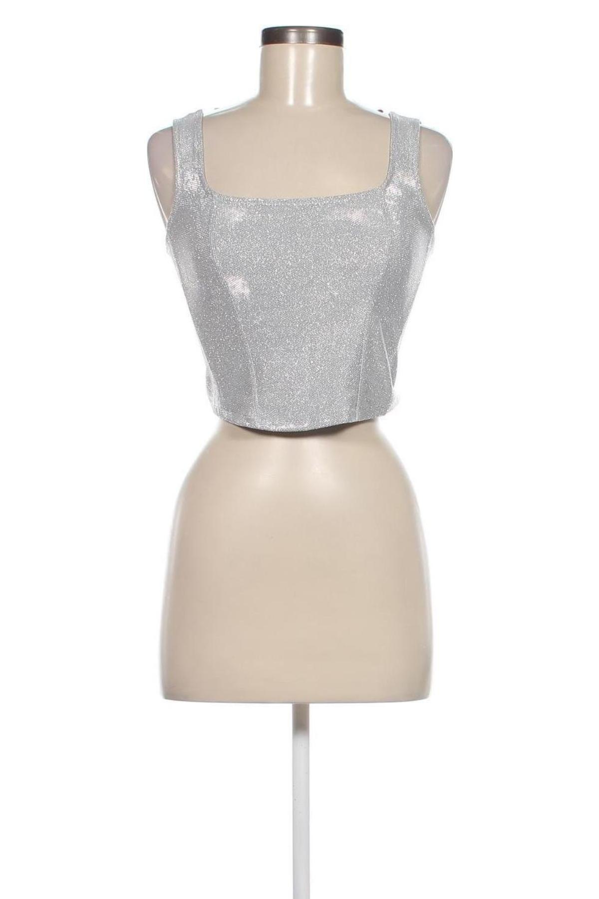 Damentop H&M, Größe S, Farbe Silber, Preis 23,53 €