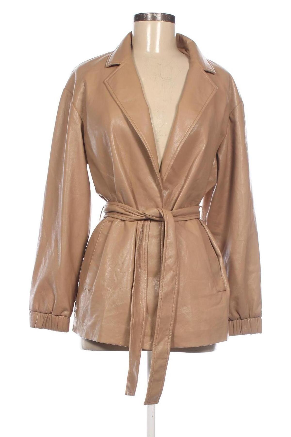 Damen Lederjacke Comma,, Größe M, Farbe Beige, Preis € 57,99