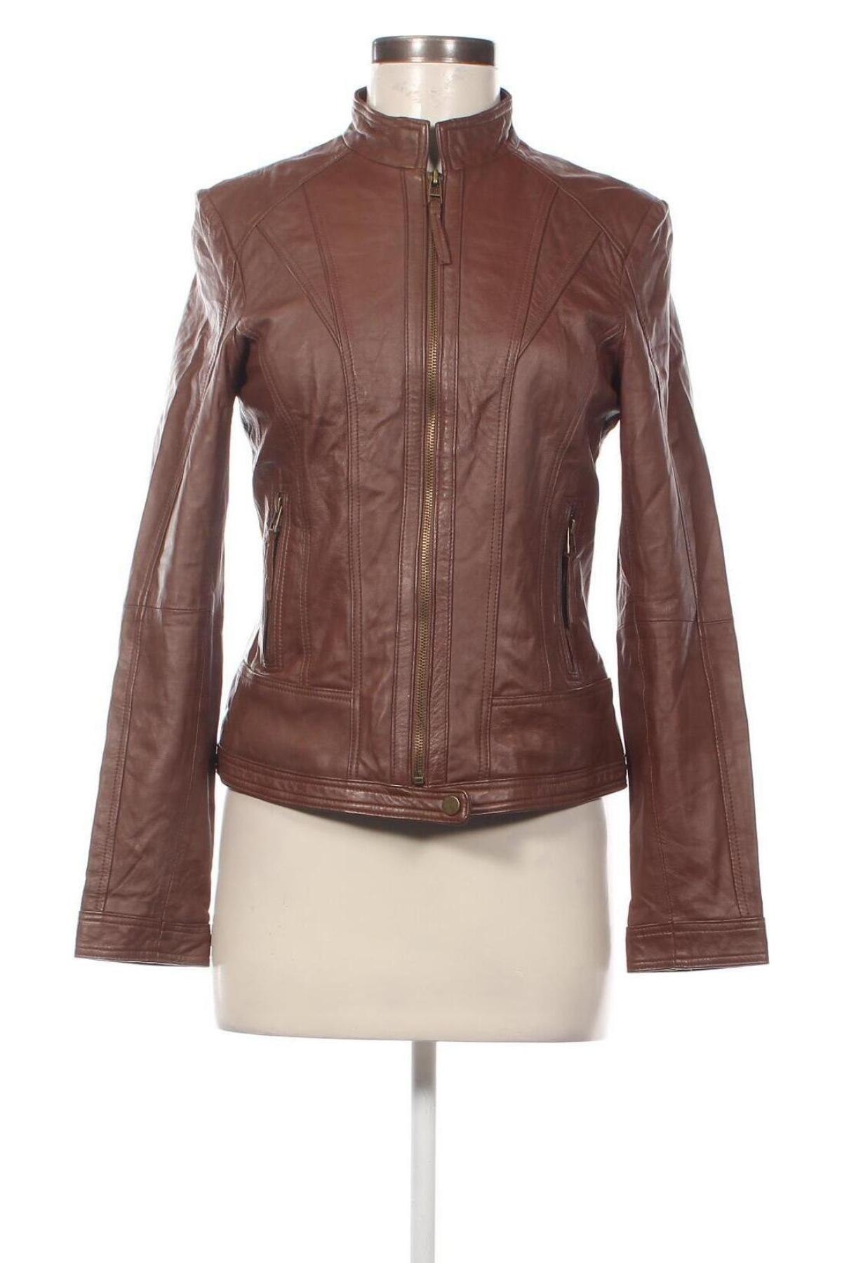 Damen Lederjacke Katies, Größe S, Farbe Braun, Preis 33,99 €