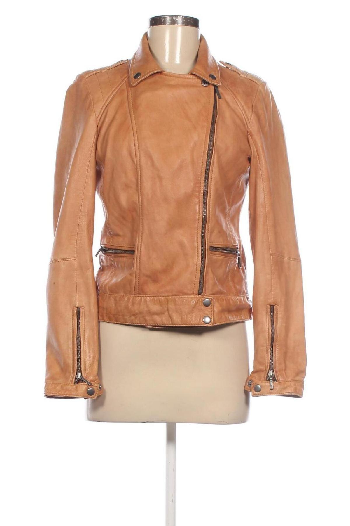 Damen Lederjacke Stradivarius, Größe M, Farbe Braun, Preis € 67,99