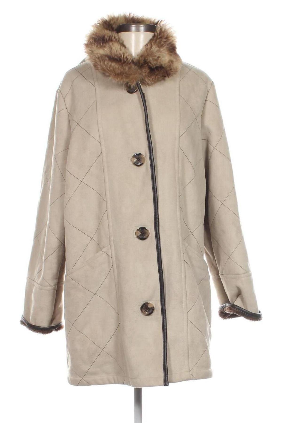 Damenmantel M Collection, Größe L, Farbe Beige, Preis € 29,67