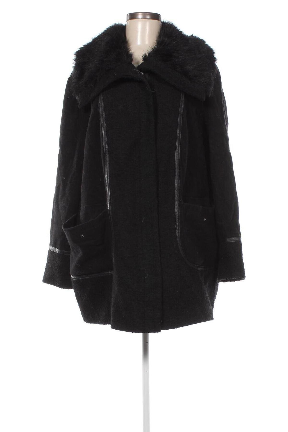 Damenmantel Yessica, Größe 4XL, Farbe Schwarz, Preis 52,99 €