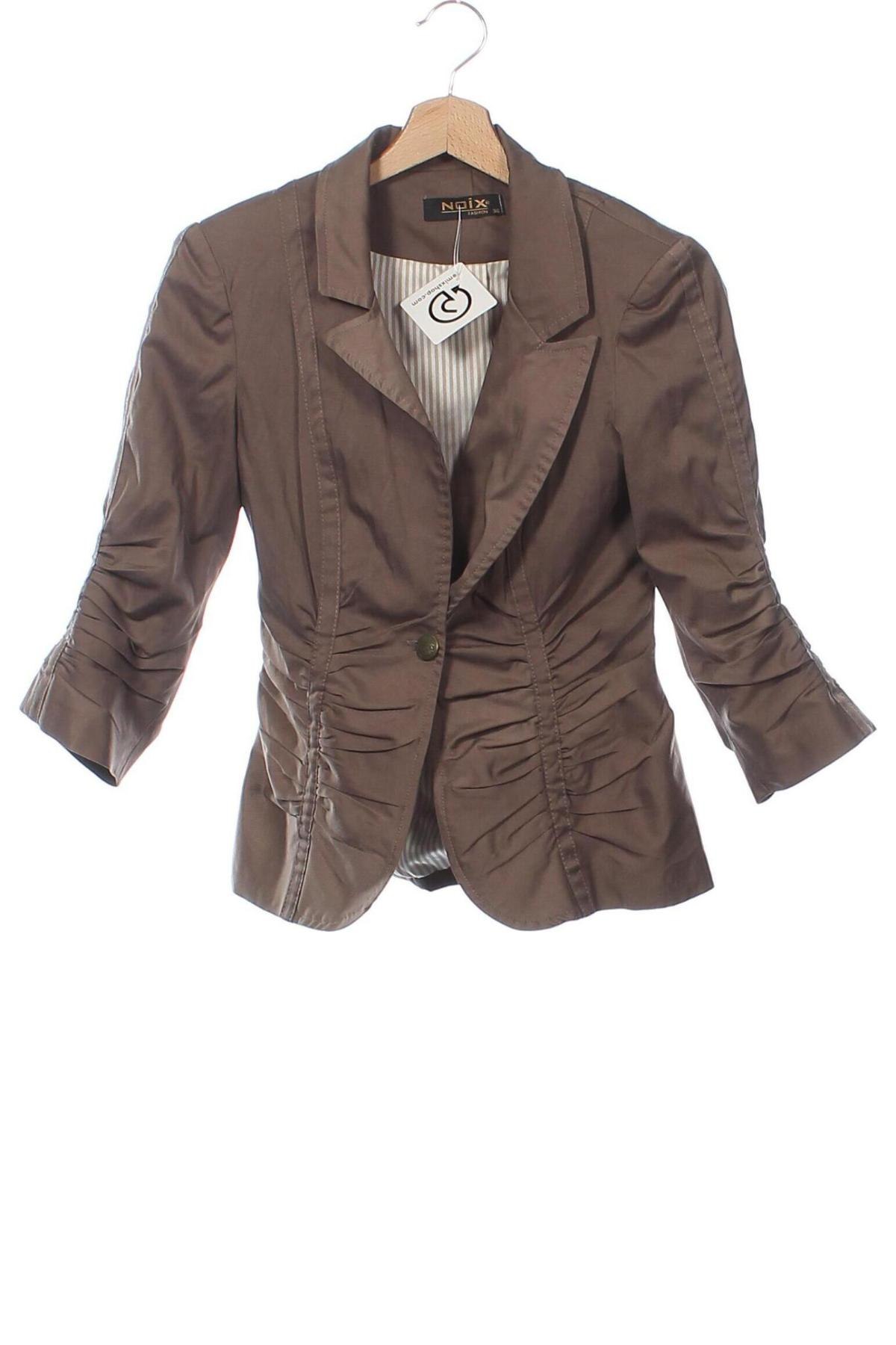 Damen Blazer Noix, Größe XXS, Farbe Beige, Preis 10,99 €