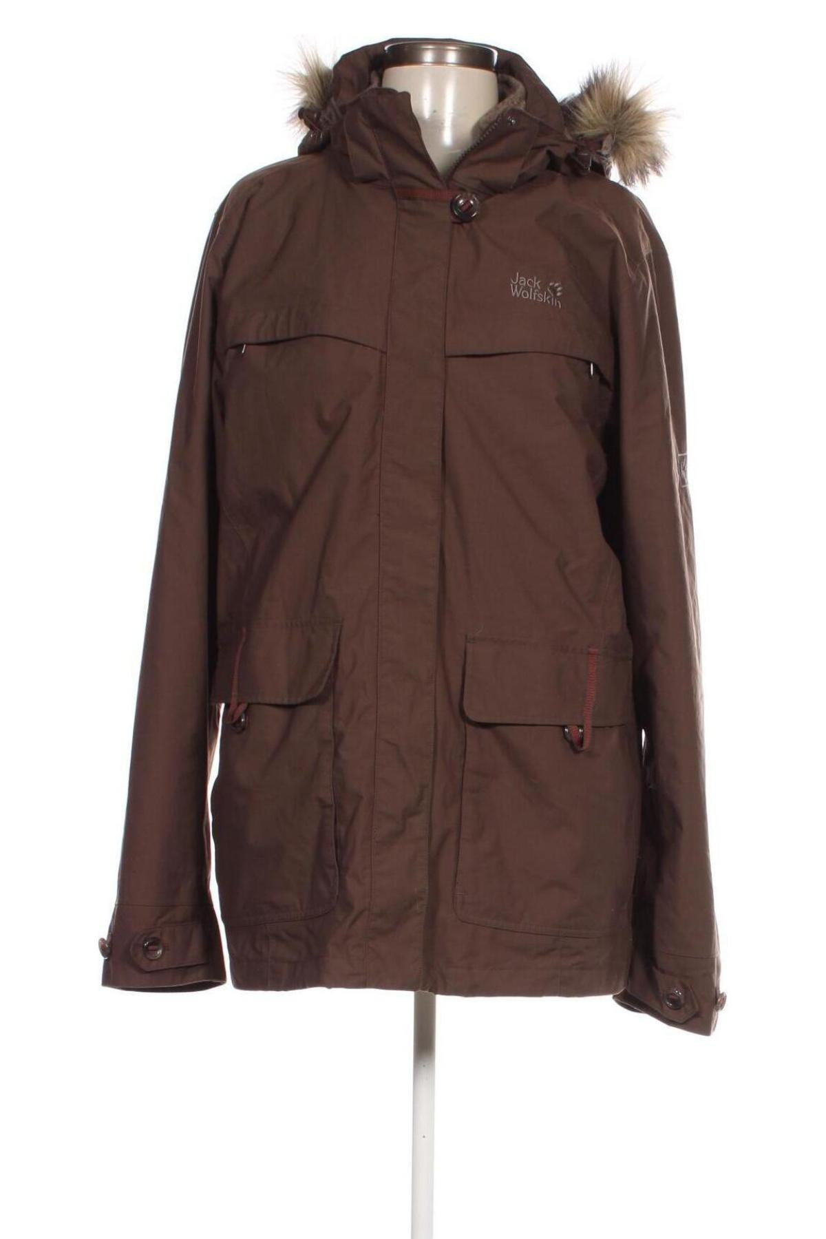 Kurtka damska Jack Wolfskin, Rozmiar XXL, Kolor Brązowy, Cena 381,99 zł