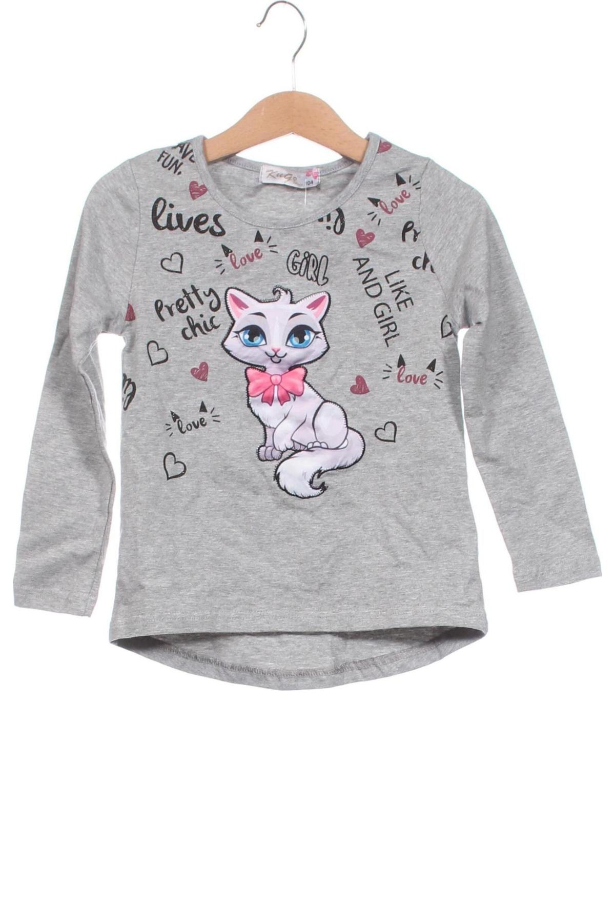 Kinder Shirt, Größe 2-3y/ 98-104 cm, Farbe Grau, Preis € 3,99