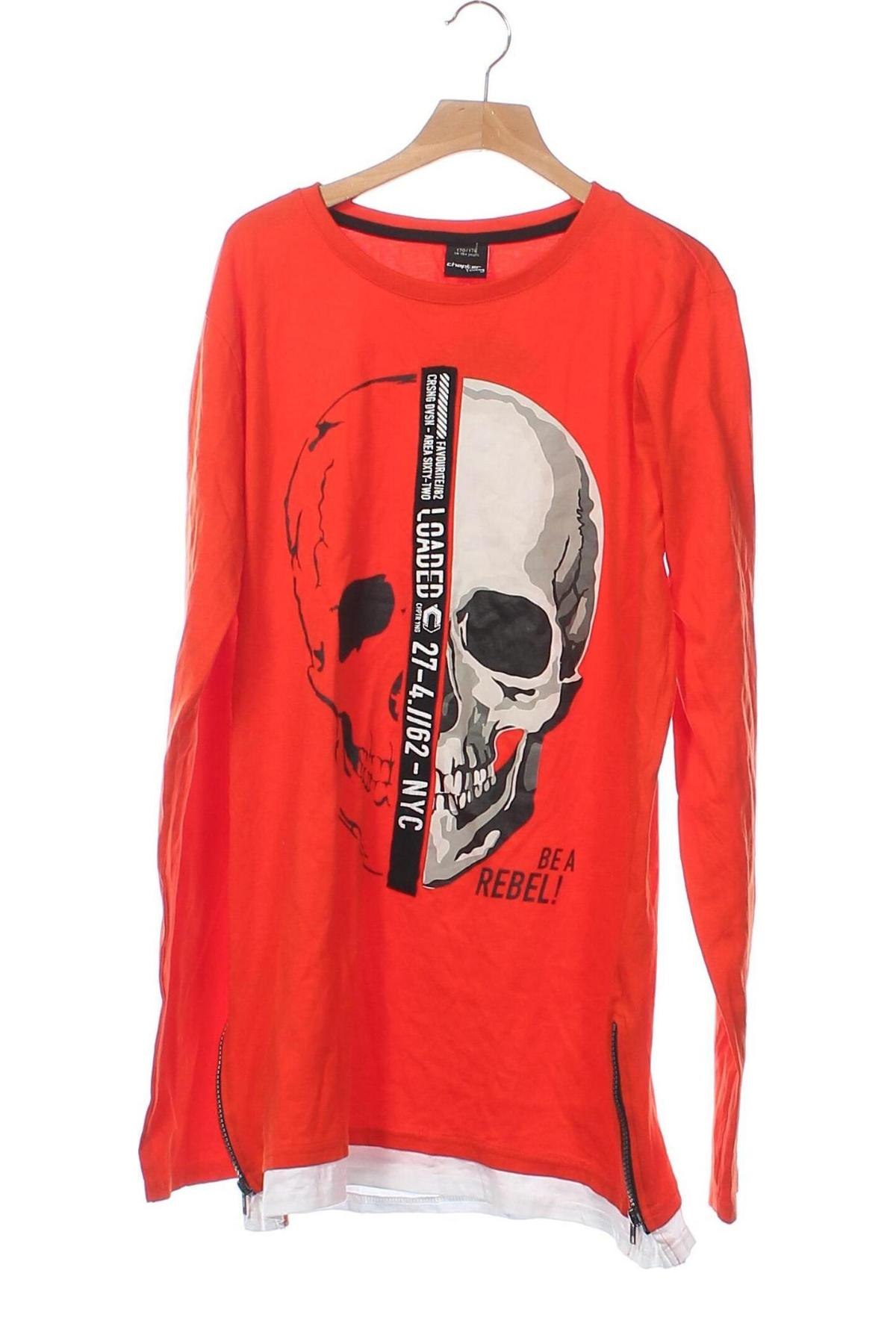 Kinder Shirt Chapter, Größe 14-15y/ 168-170 cm, Farbe Orange, Preis € 4,99