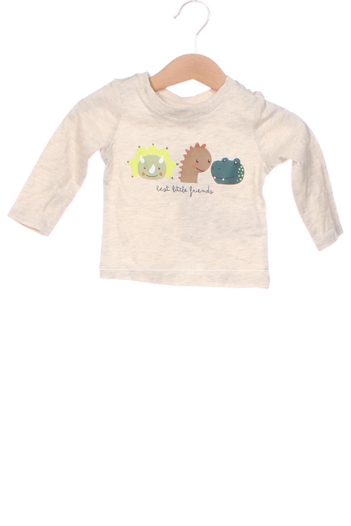 Kinder Shirt Dopo Dopo, Größe 2-3m/ 56-62 cm, Farbe Beige, Preis 5,99 €