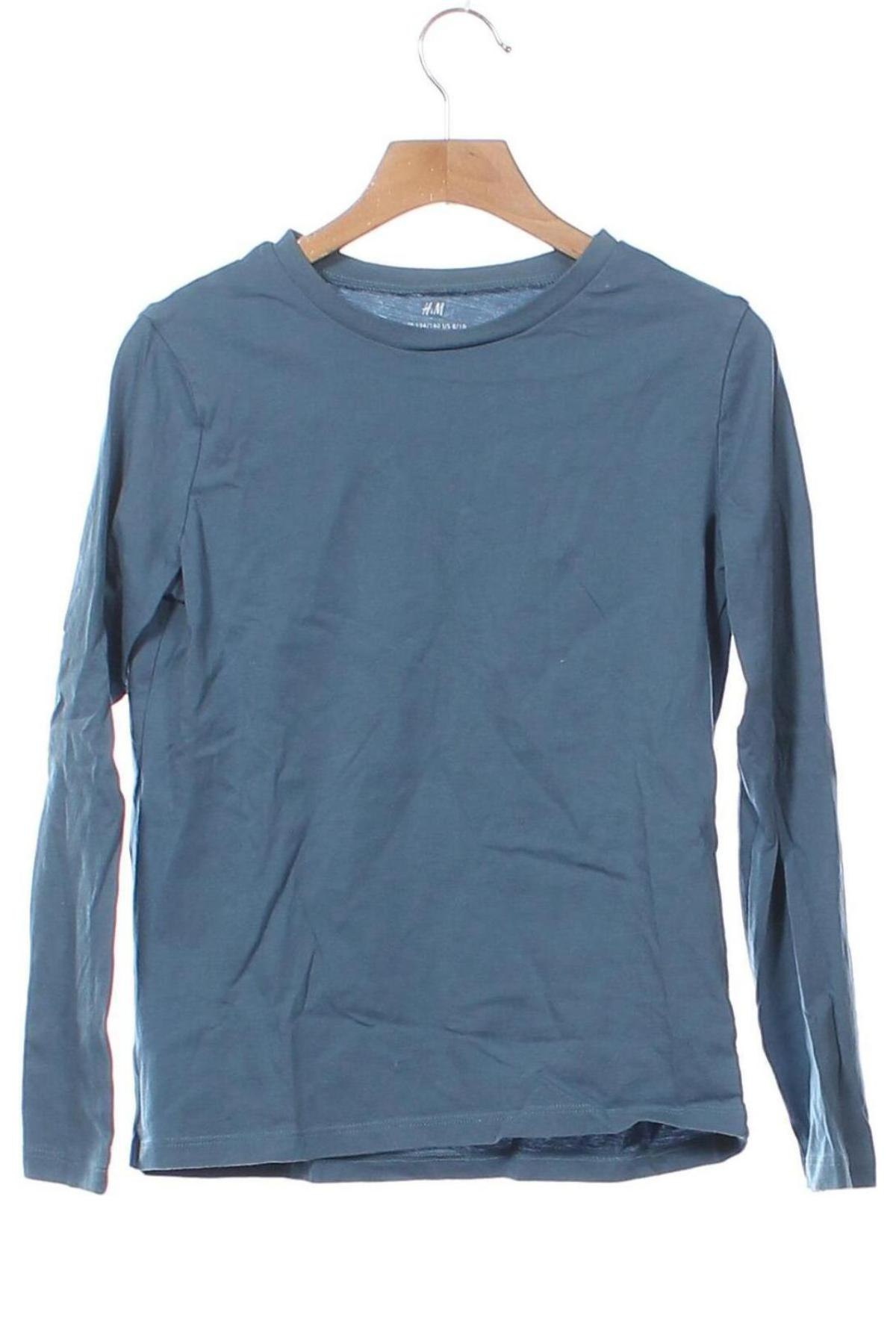 Kinder Shirt H&M, Größe 7-8y/ 128-134 cm, Farbe Blau, Preis € 6,00