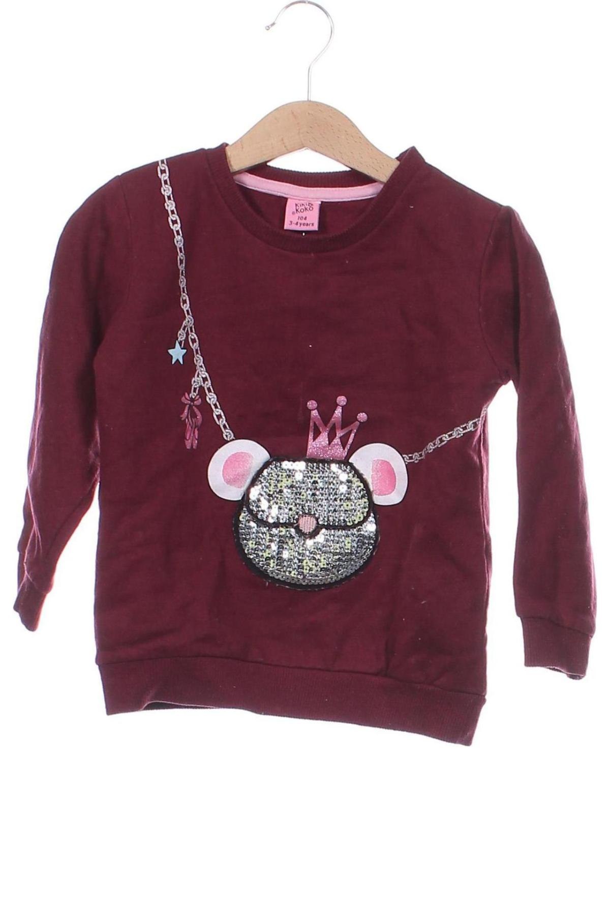 Kinder Shirt Kiki & Koko, Größe 3-4y/ 104-110 cm, Farbe Rot, Preis € 4,99