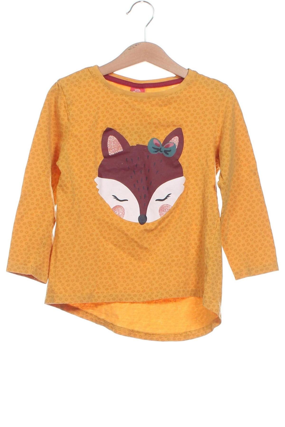 Kinder Shirt Kiki & Koko, Größe 6-7y/ 122-128 cm, Farbe Gelb, Preis € 6,00