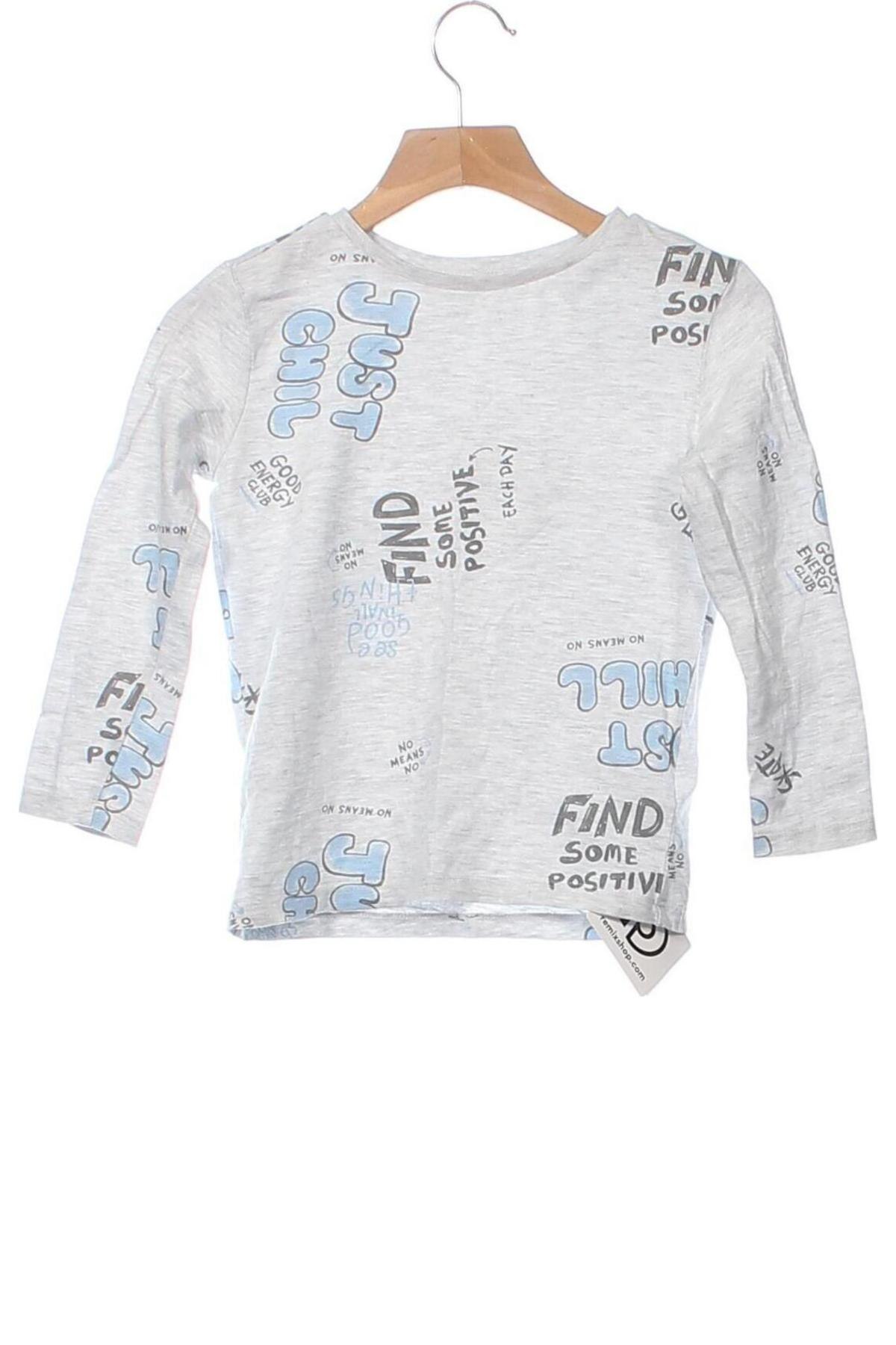 Kinder Shirt Sinsay, Größe 3-4y/ 104-110 cm, Farbe Grau, Preis 6,14 €