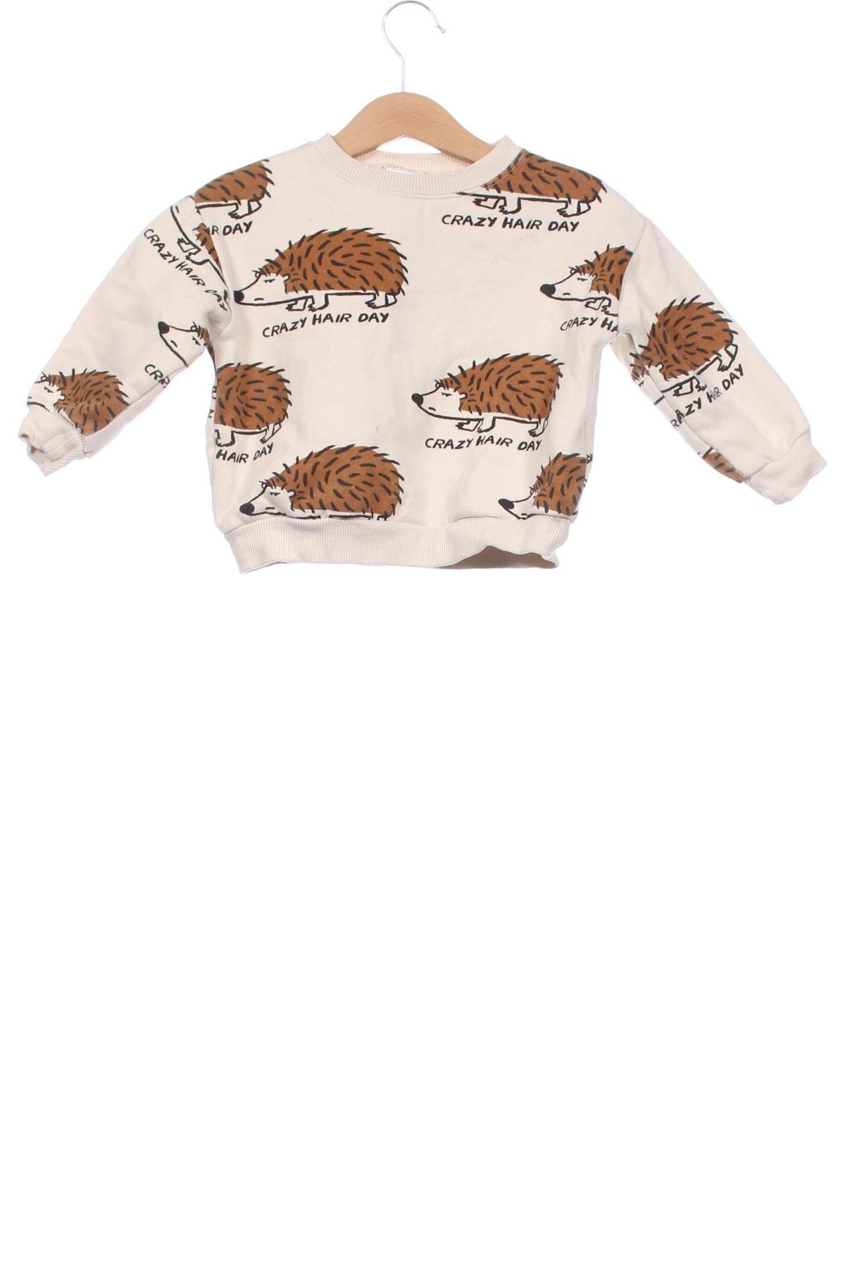 Kinder Shirt Zara, Größe 12-18m/ 80-86 cm, Farbe Beige, Preis 9,99 €