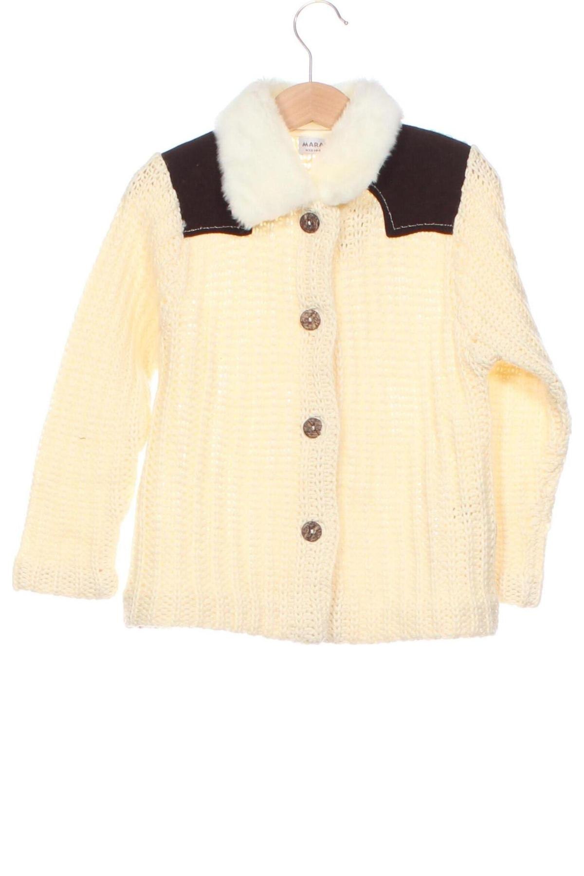 Kinder Strickjacke, Größe 3-4y/ 104-110 cm, Farbe Beige, Preis 11,99 €