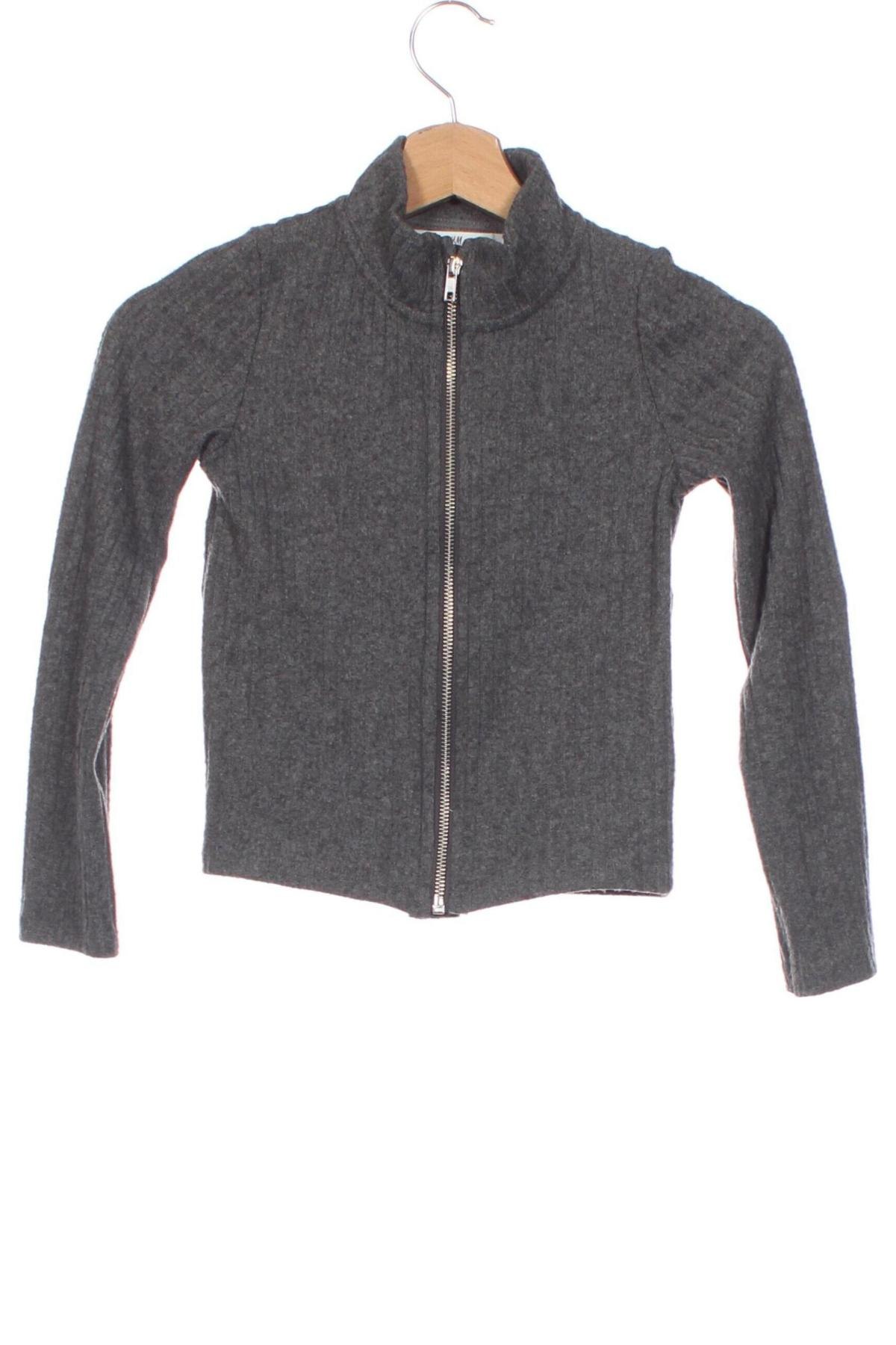 Kinder Strickjacke H&M, Größe 8-9y/ 134-140 cm, Farbe Grau, Preis 6,99 €