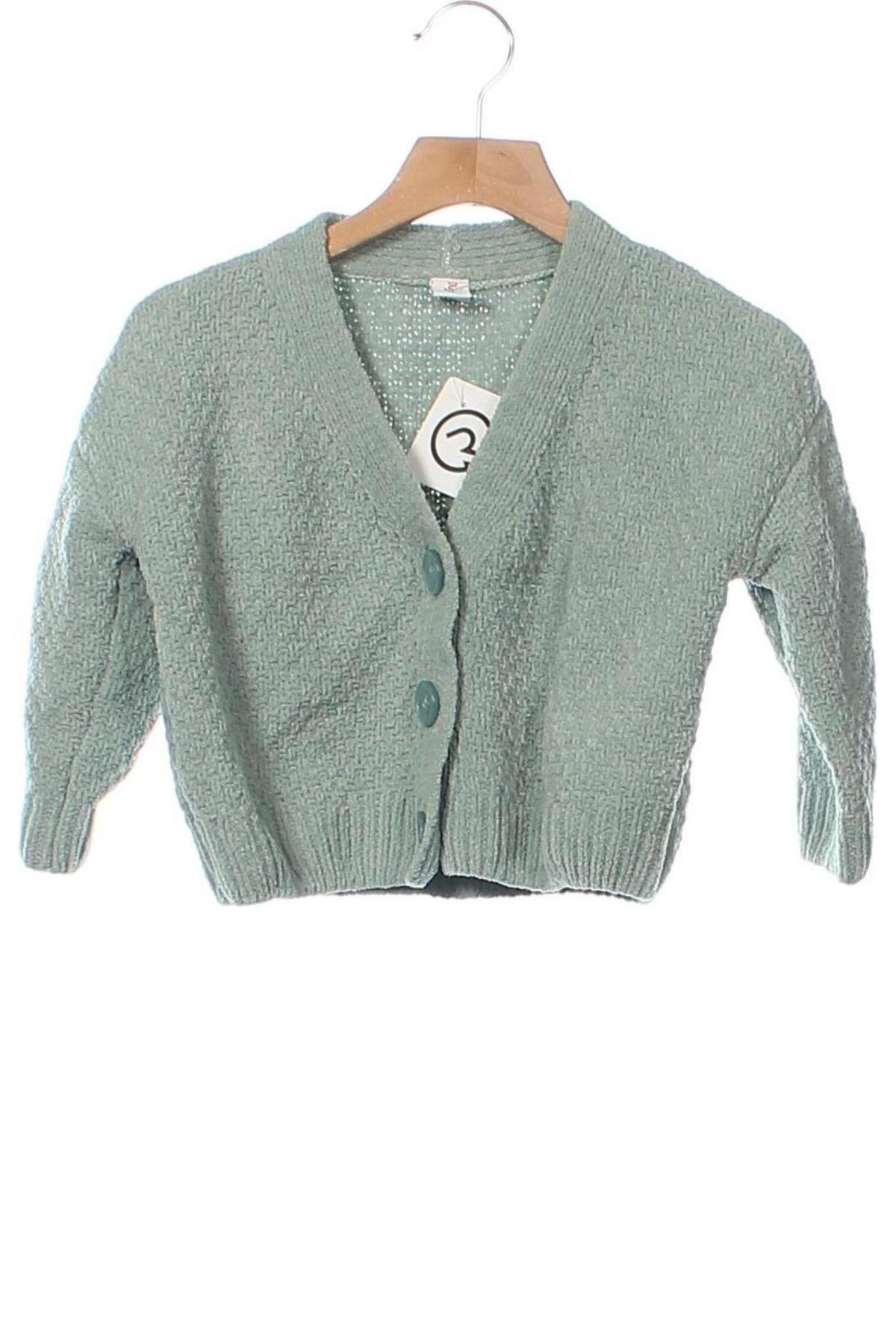 Kinder Strickjacke Topolino, Größe 18-24m/ 86-98 cm, Farbe Grün, Preis 8,99 €