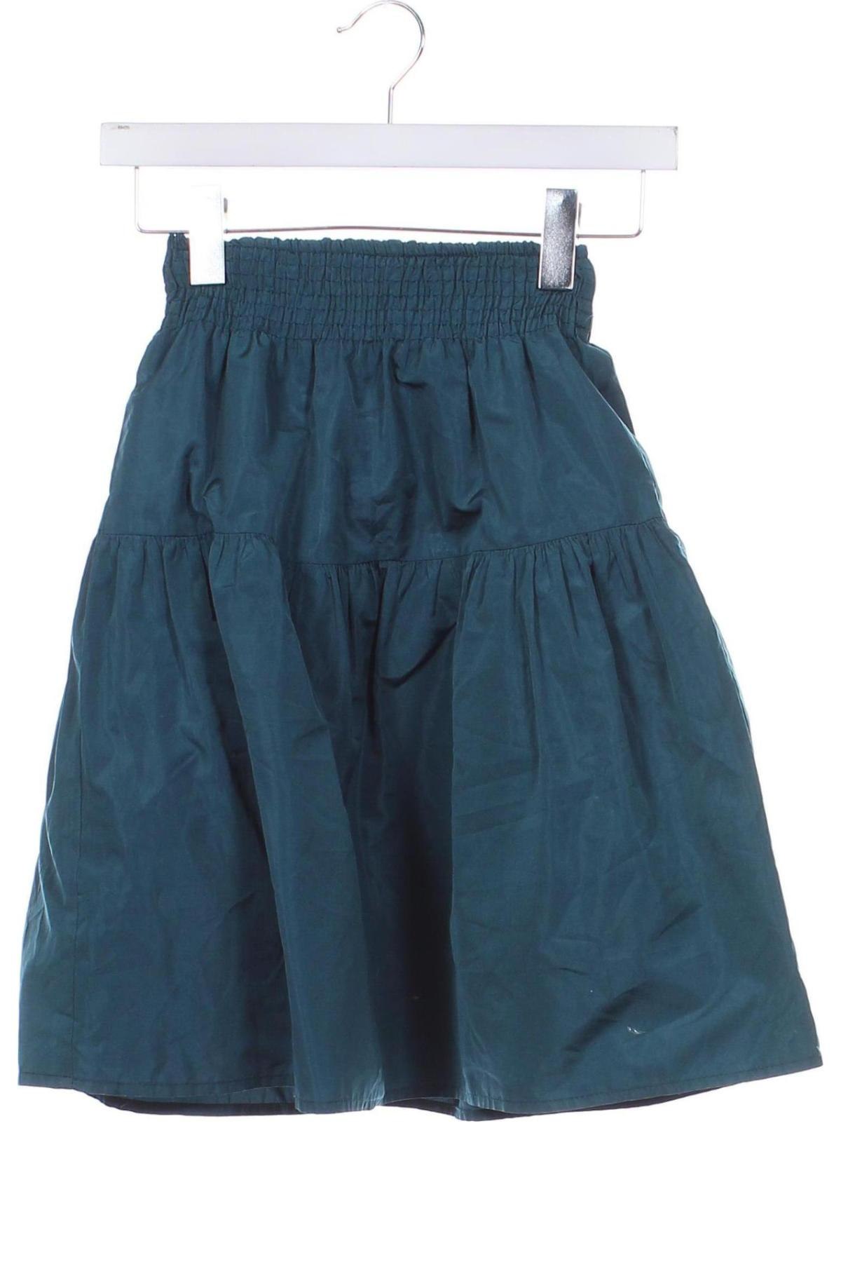 Fustă pentru copii Zara, Mărime 6-7y/ 122-128 cm, Culoare Verde, Preț 32,99 Lei