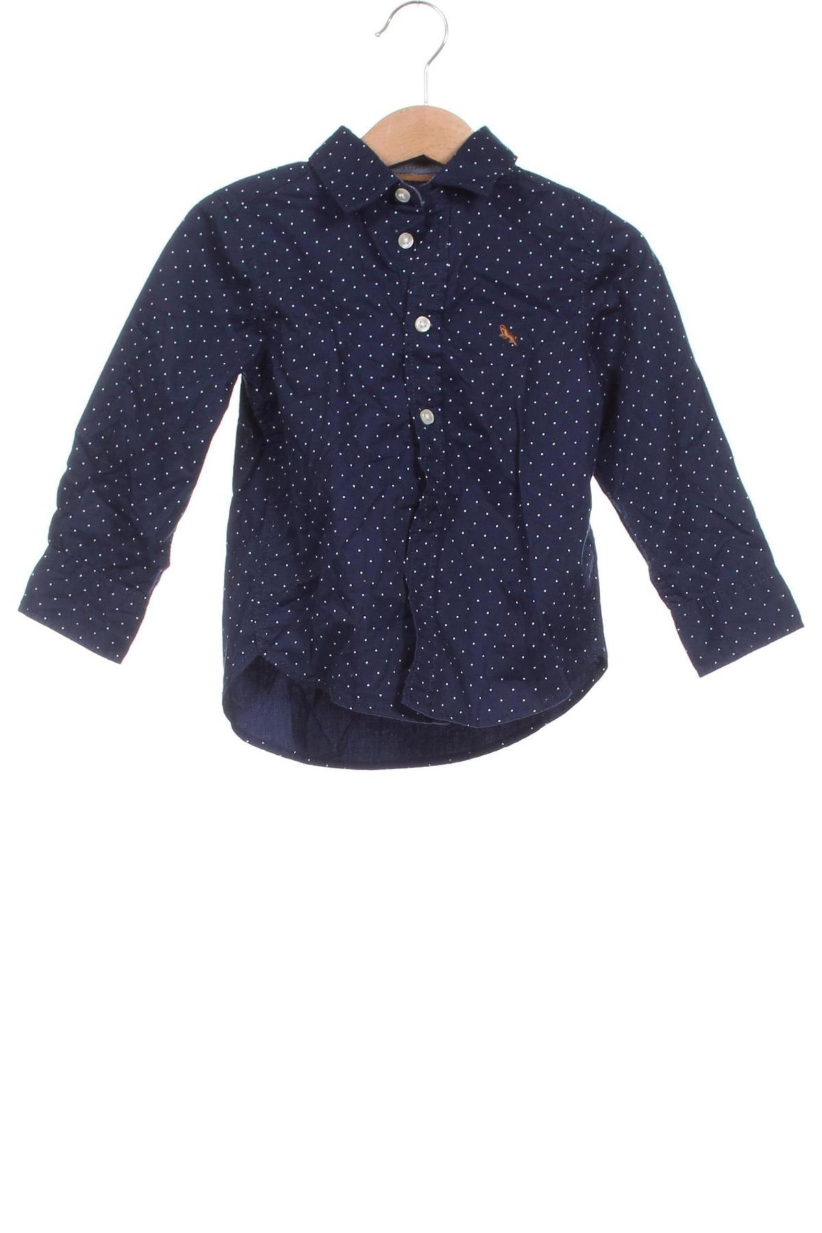 Kinderhemd H&M, Größe 18-24m/ 86-98 cm, Farbe Blau, Preis 4,99 €