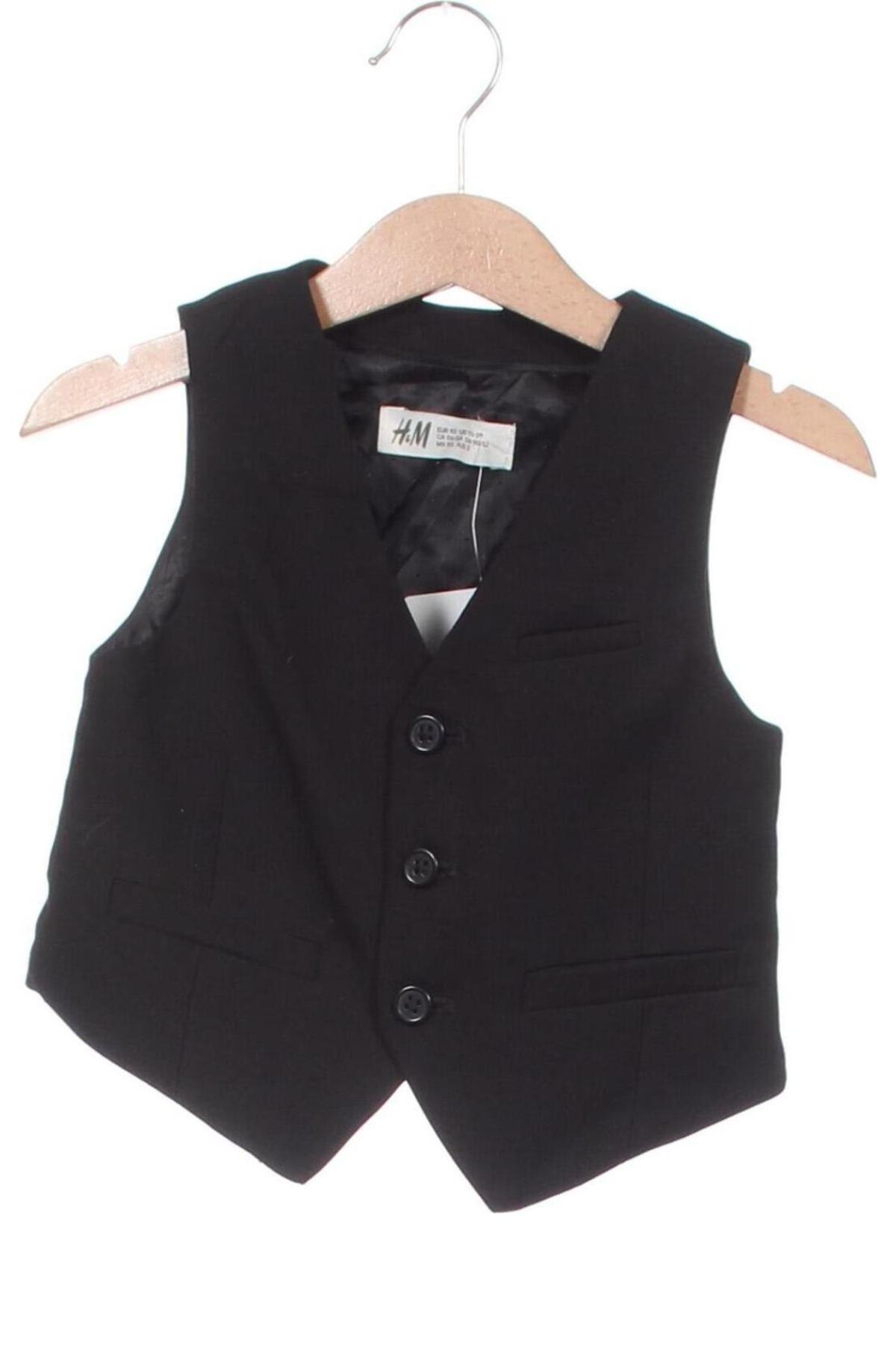 Dětská vesta  H&M, Velikost 18-24m/ 86-98 cm, Barva Černá, Cena  339,00 Kč