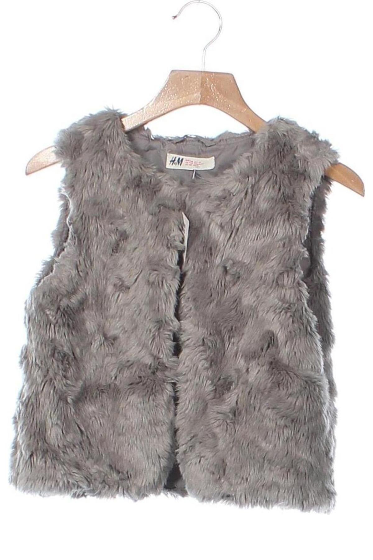 Dětská vesta  H&M, Velikost 6-7y/ 122-128 cm, Barva Šedá, Cena  189,00 Kč