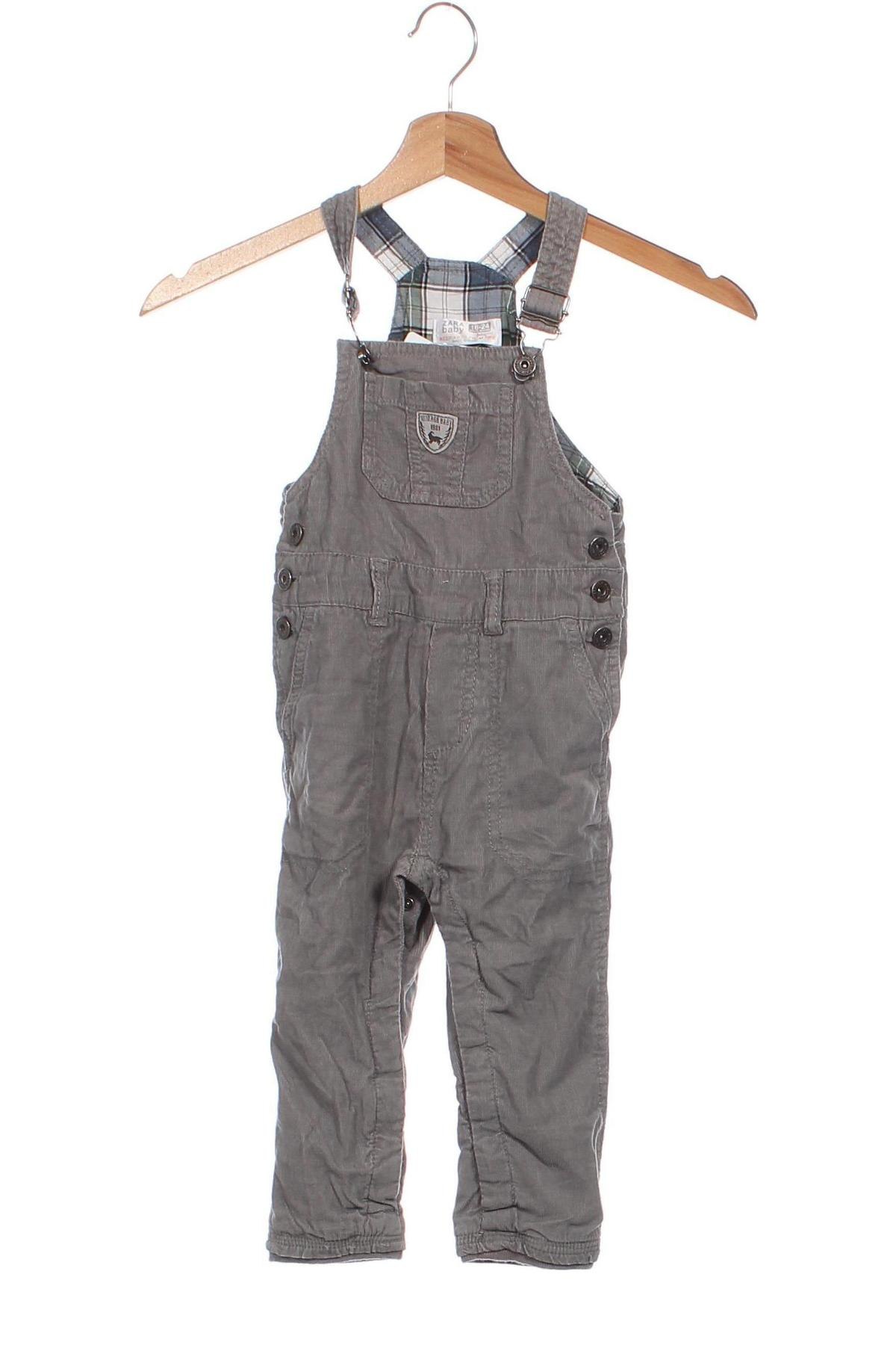 Kinder Overall Zara, Größe 18-24m/ 86-98 cm, Farbe Grau, Preis 13,99 €