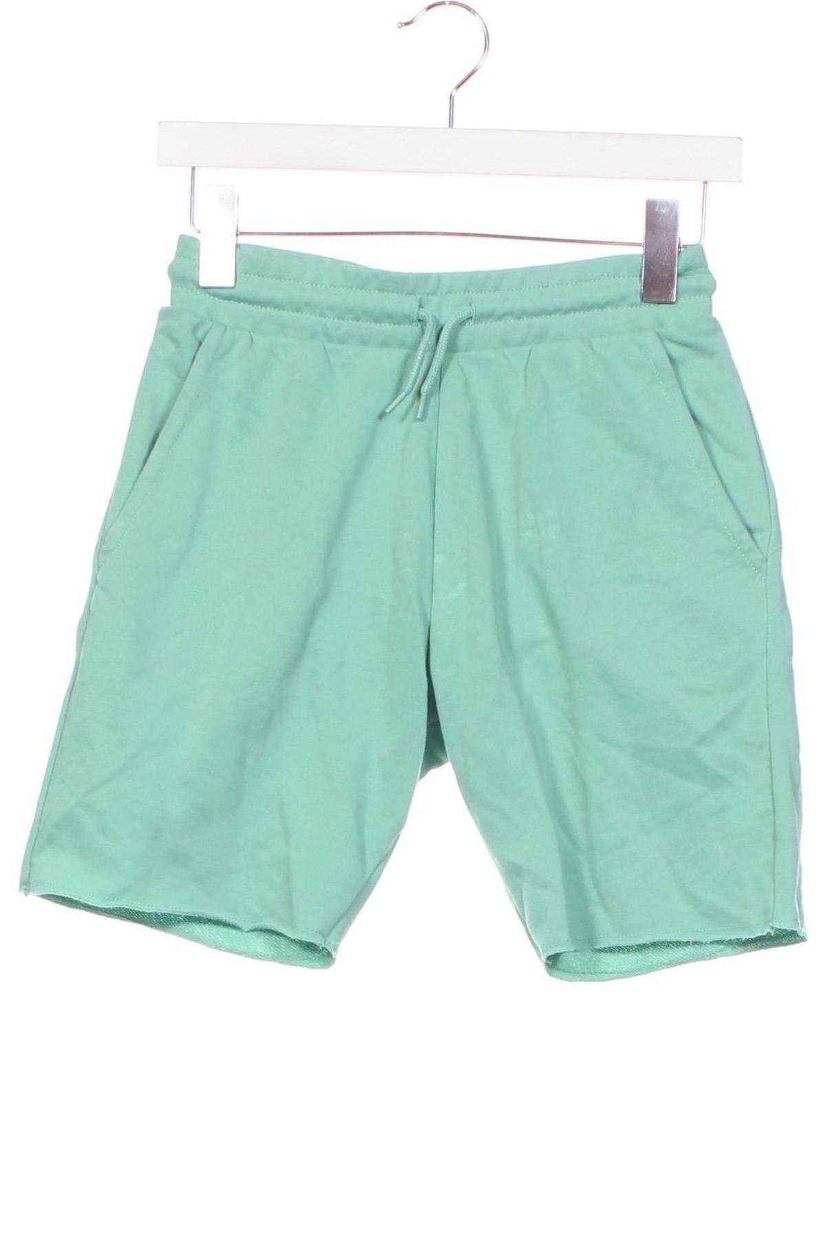 Kinder Shorts H&M, Größe 10-11y/ 146-152 cm, Farbe Grün, Preis 5,99 €