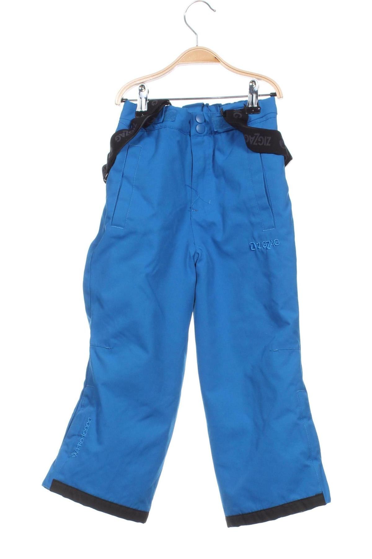 Pantaloni pentru copii pentru sporturi de iarnă ZigZag, Mărime 4-5y/ 110-116 cm, Culoare Albastru, Preț 117,99 Lei