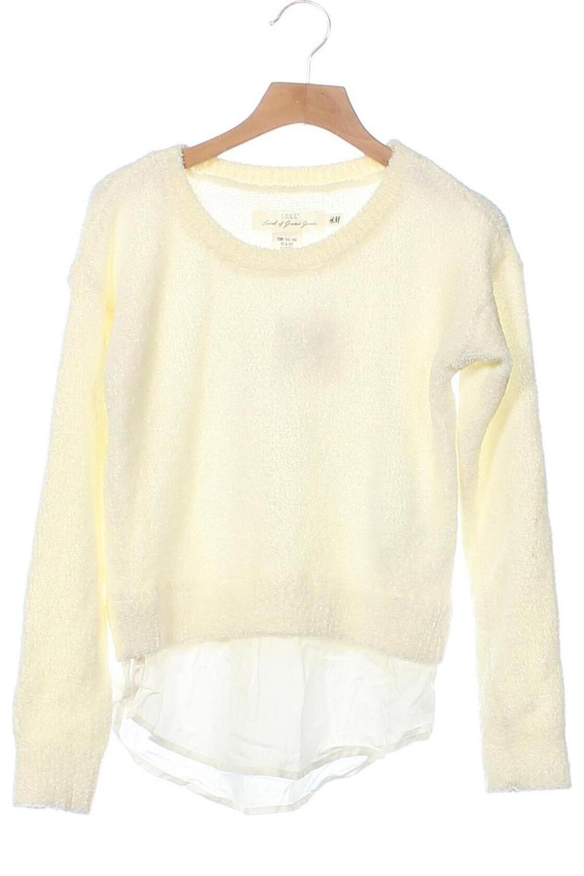 Kinderpullover H&M, Größe 8-9y/ 134-140 cm, Farbe Ecru, Preis € 8,99