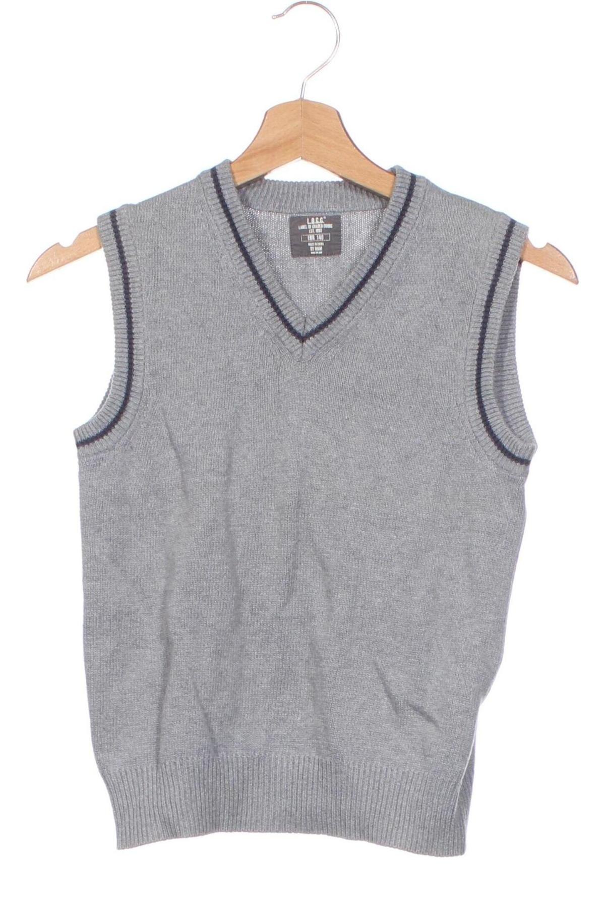 Kinderpullover H&M L.O.G.G., Größe 8-9y/ 134-140 cm, Farbe Grau, Preis € 4,99